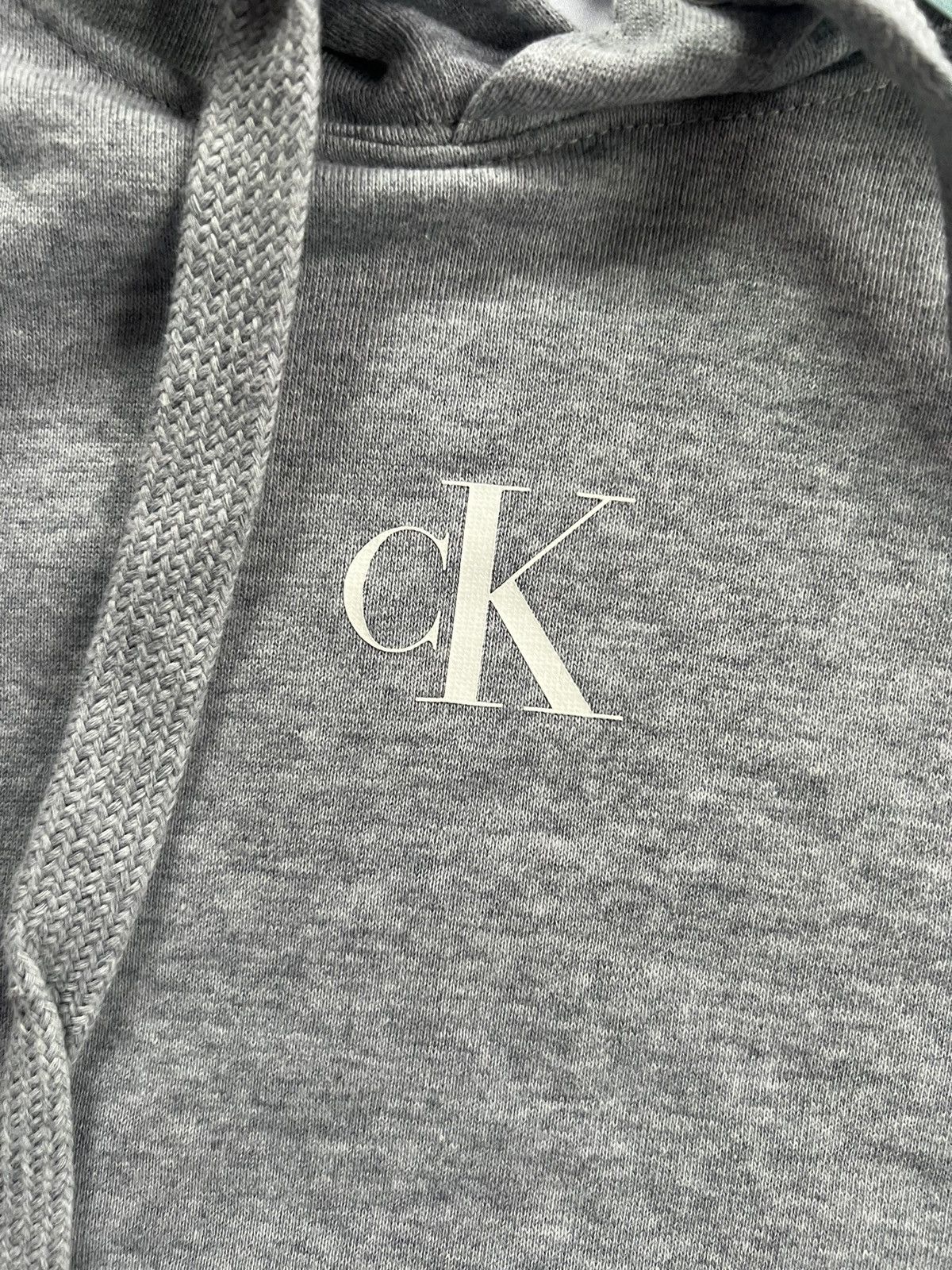 Calvin Klein Calvin Klein Micro Monogram Logo Cropped Hoodieq Size L / US 10 / IT 46 - 6 Thumbnail