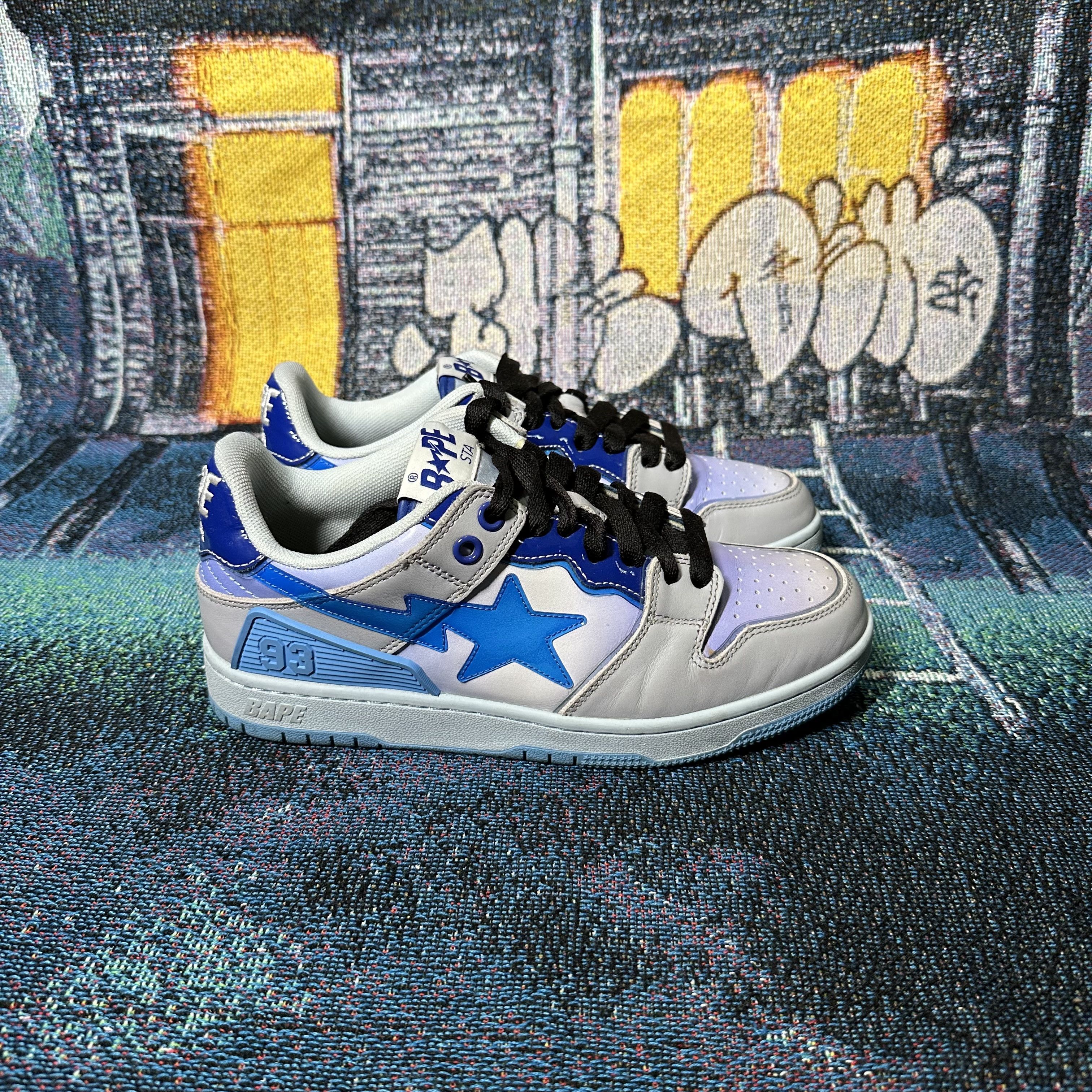 Bape Bape A Bathing Ape Sk8 Sta M1 Blue Size US 5 / EU 37 - 1 Thumbnail
