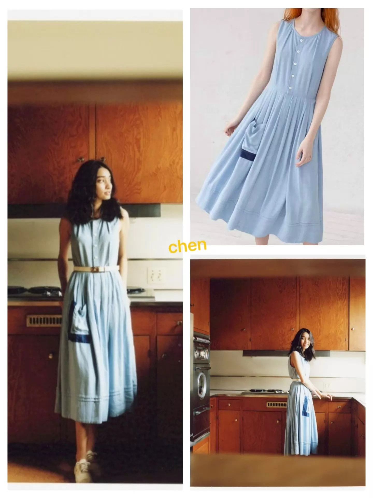 Visvim VISVIM 19SS PIPA SLEELESS DRESS lt blue 00 Rare Size XXS / US 00 / IT 34 - 9 Thumbnail