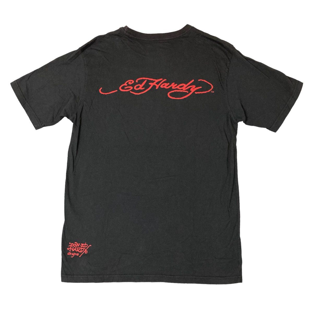 Christian Audigier Vintage Y2K Ed Hardy Eagle Skull Bedazzled Graphic Tee Size US XL / EU 56 / 4 - 2 Thumbnail