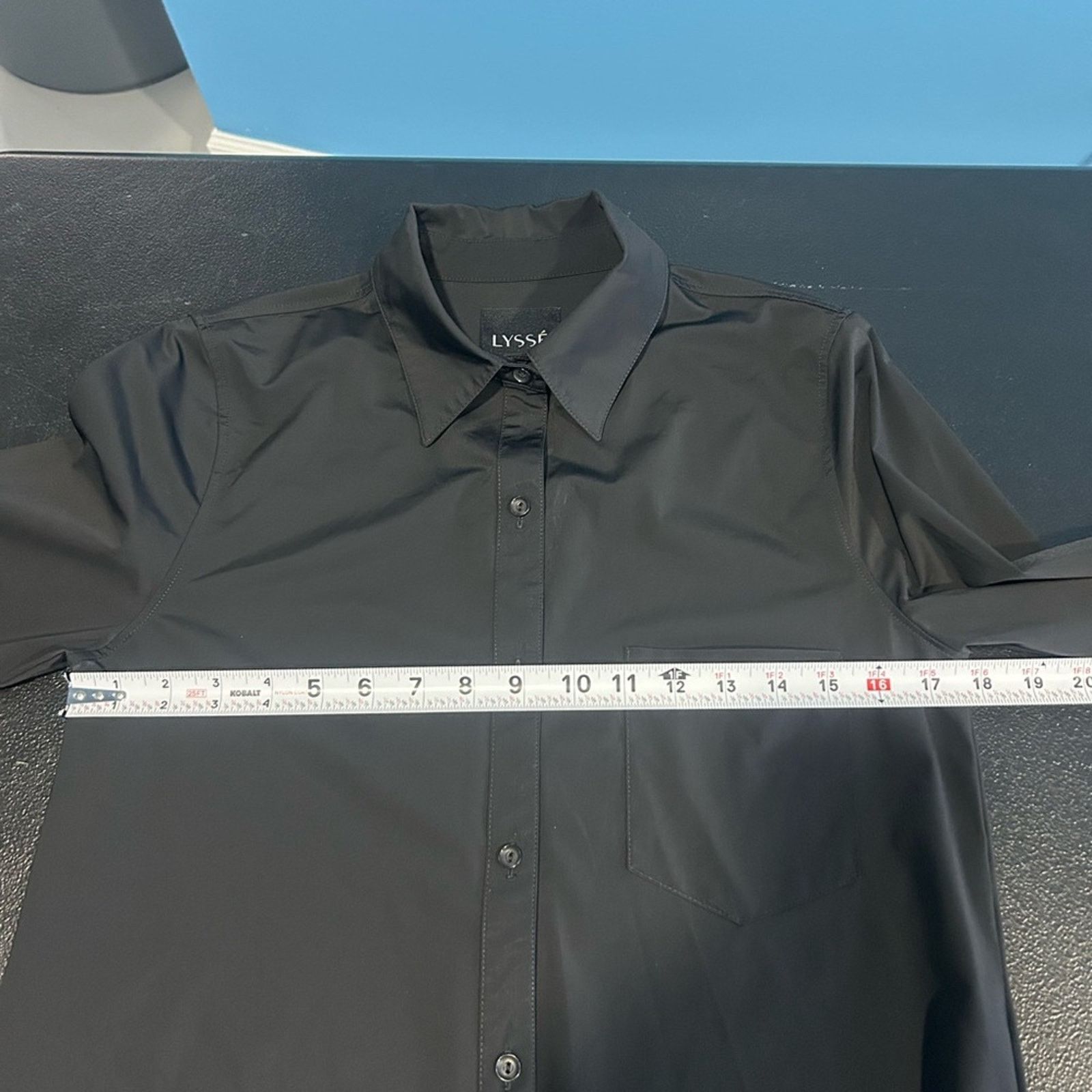 Other LYSSE Connie Button Down Button Front Blouse Black Small Size S / US 4 / IT 40 - 9 Thumbnail