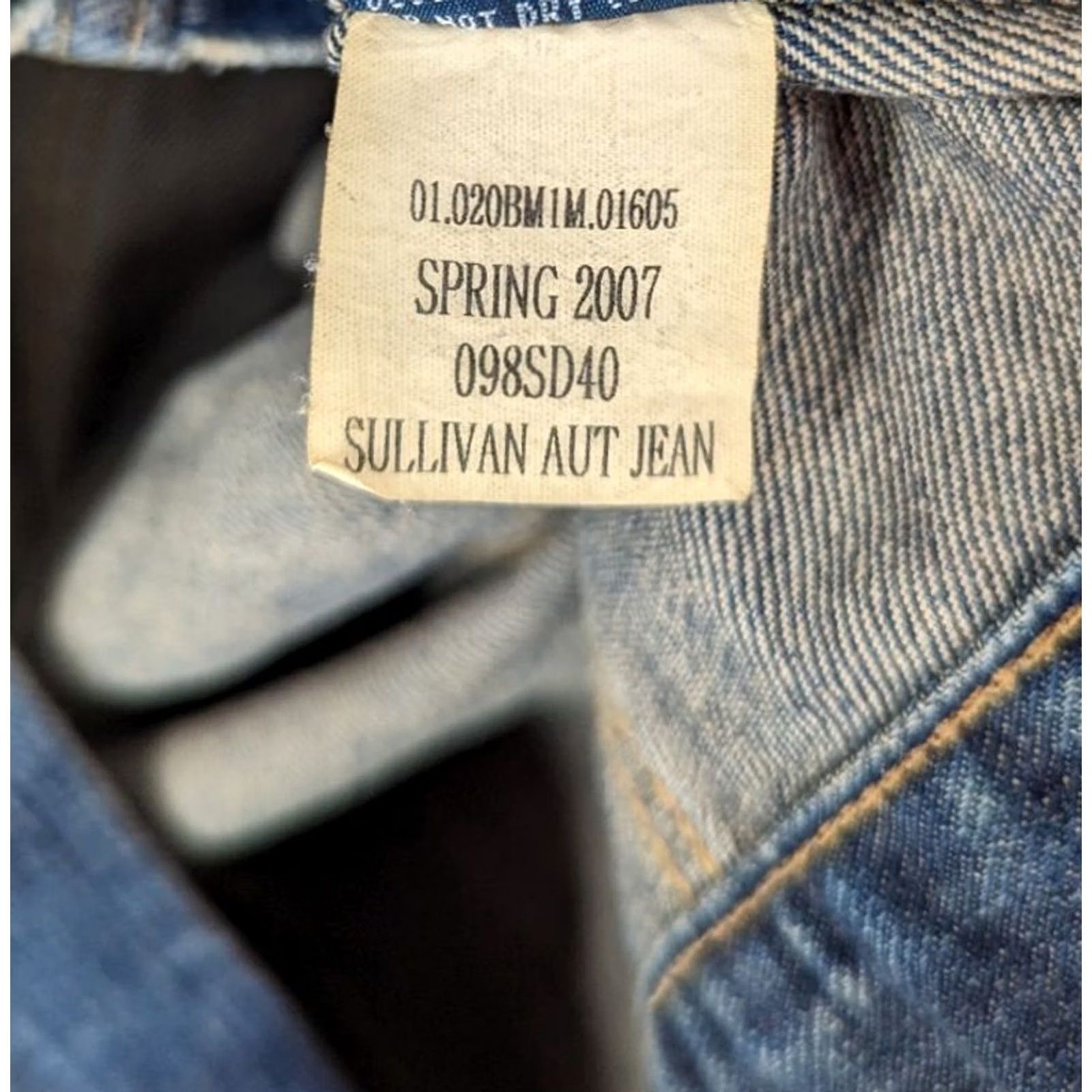 Polo Ralph Lauren Polo Ralph Lauren Jacket Chore Denim Trucker Sullivan 2007 RRL M Blue Men Mens/Adult Size US M / EU 48-50 / 2 - 4 Thumbnail