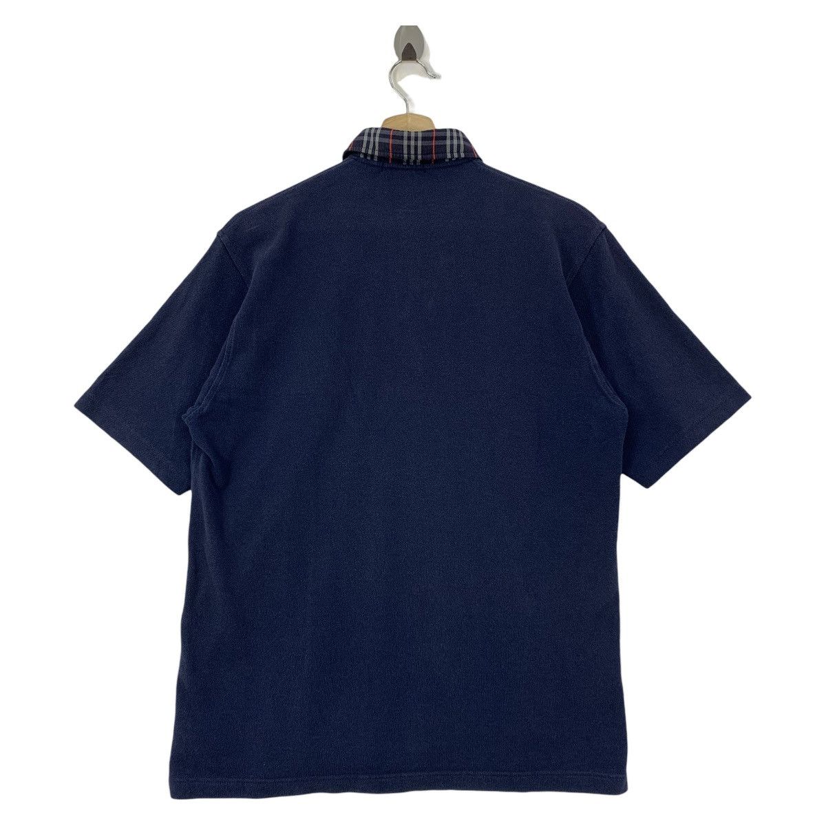 Burberry × Designer BURBERRY London nova check collar design polo tee Size US M / EU 48-50 / 2 - 4 Thumbnail