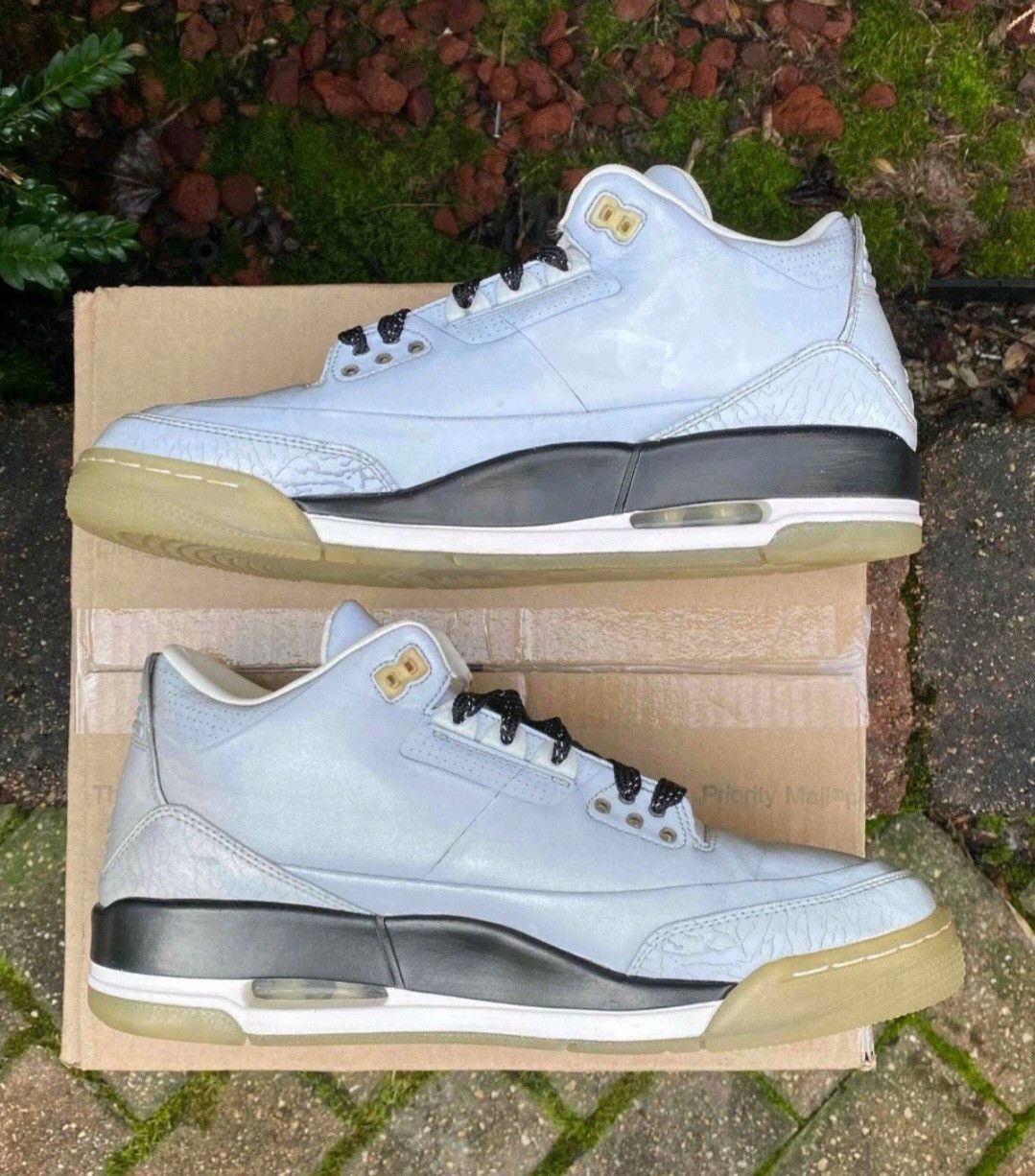 Jordan Brand Nike Air Jordan Retro 3 5Lab3 Reflective Silver Size 9.5 Men Size US 9.5 / EU 42-43 - 4 Thumbnail