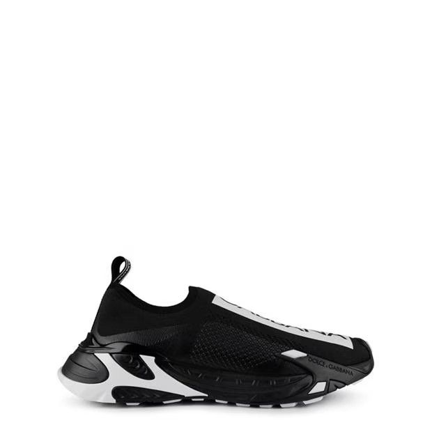image of Dolce Gabbana O1G2R1Mq0324 Sorrento Sneakers In Black & White in Black/White, Men's (Size 9)