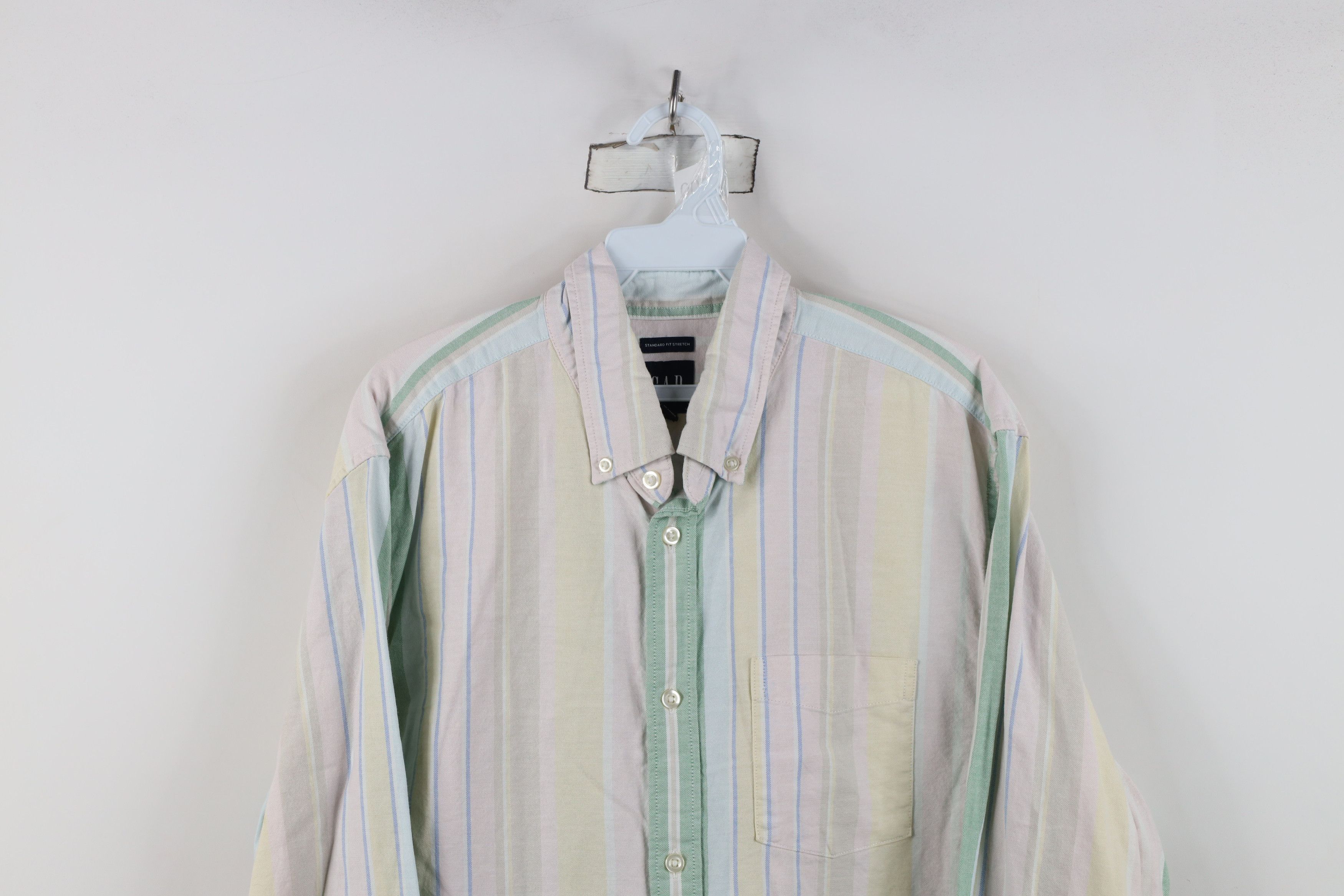 Gap Vintage Gap Striped Collared Oxford Button Down Shirt Size US L / EU 52-54 / 3 - 2 Thumbnail