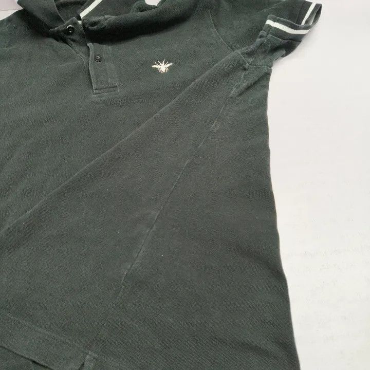 Dior Dior Dior Black Cotton Bee Embroidered Polo Shirt 0079-250 Size US L / EU 52-54 / 3 - 8 Thumbnail
