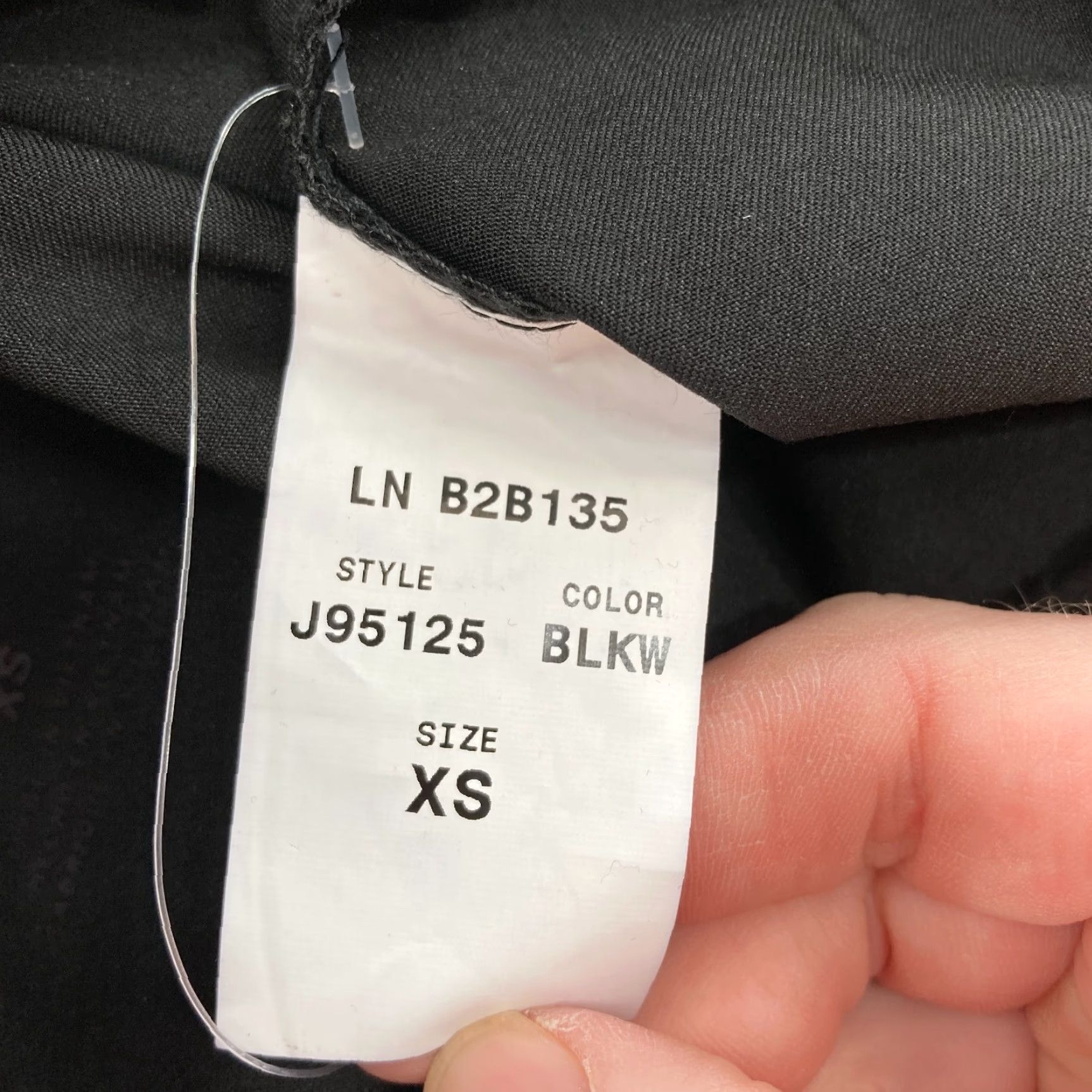Essentials Jaanuu Essential Drawstring Scrub Pants Women's XS Black Stretch Split Ankle NWT Size 26" / US 2 / IT 38 - 5 Thumbnail