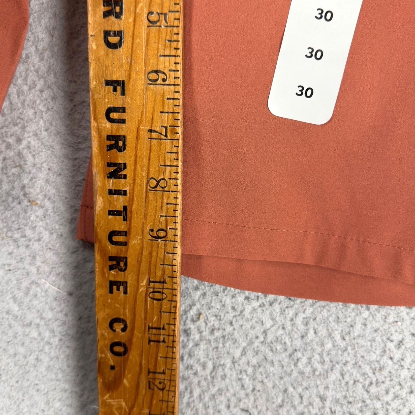 Hurley Hurley Mens All Day Hybrid Shorts 30 Orange Chino Stretch Flat Front Pockets NEW Size US 30 / EU 46 - 7 Thumbnail