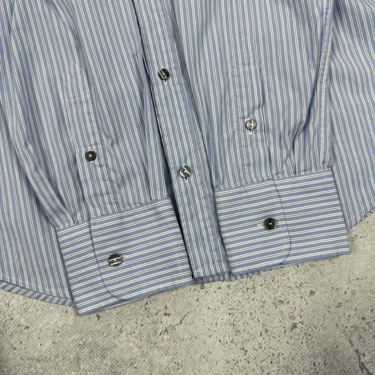 Dolce & Gabbana Dolce & Gabbana Gold Martini Fit Striped Button Up Shirt Size US M / EU 48-50 / 2 - 6 Thumbnail