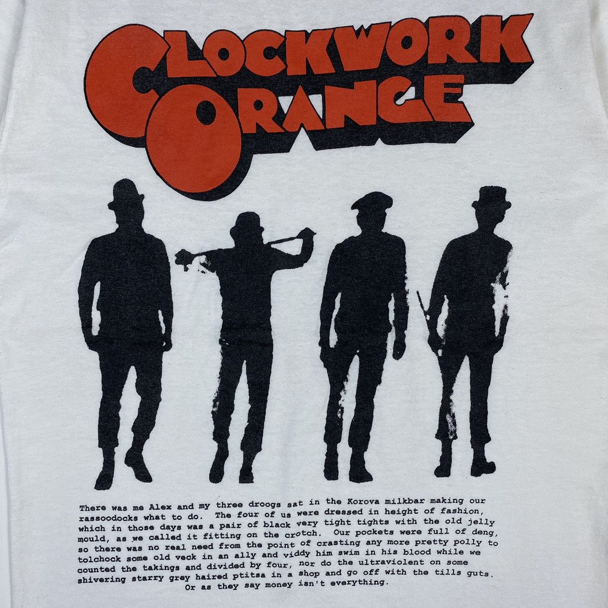 Vintage VINTAGE A CLOCKWORK ORANGE MOVIE BY STANLEY KUBRICK TEE Size US S / EU 44-46 / 1 - 3 Thumbnail
