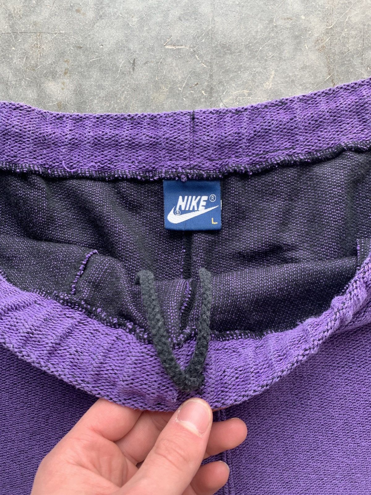 Nike × Vintage Crazy Vintage 80s Nike Sweatpants Terry Cotton Size US 36 / EU 52 - 3 Thumbnail
