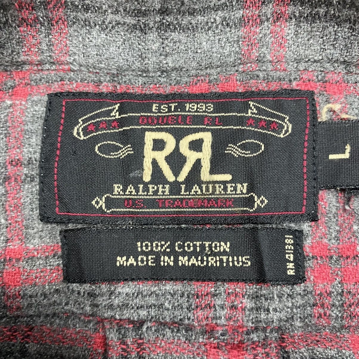 RRL Ralph Lauren RRL Ralph Lauren Western Snapp Button Plaid Falnnel Shirts Size US L / EU 52-54 / 3 - 7 Thumbnail