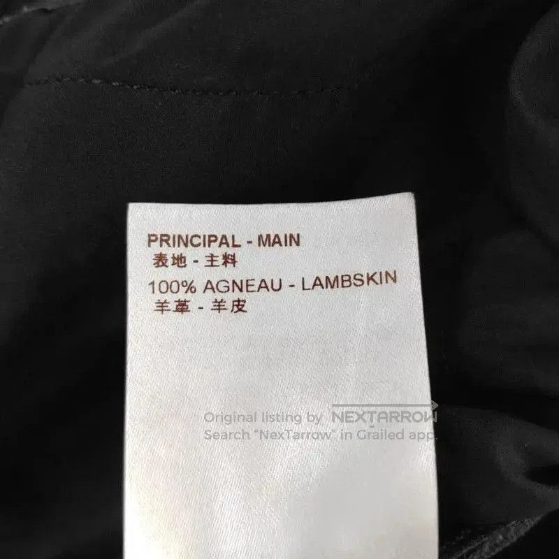 Louis Vuitton Louis Vuitton Black Leather Casual Pants for Women . Size 23" - 3 Thumbnail