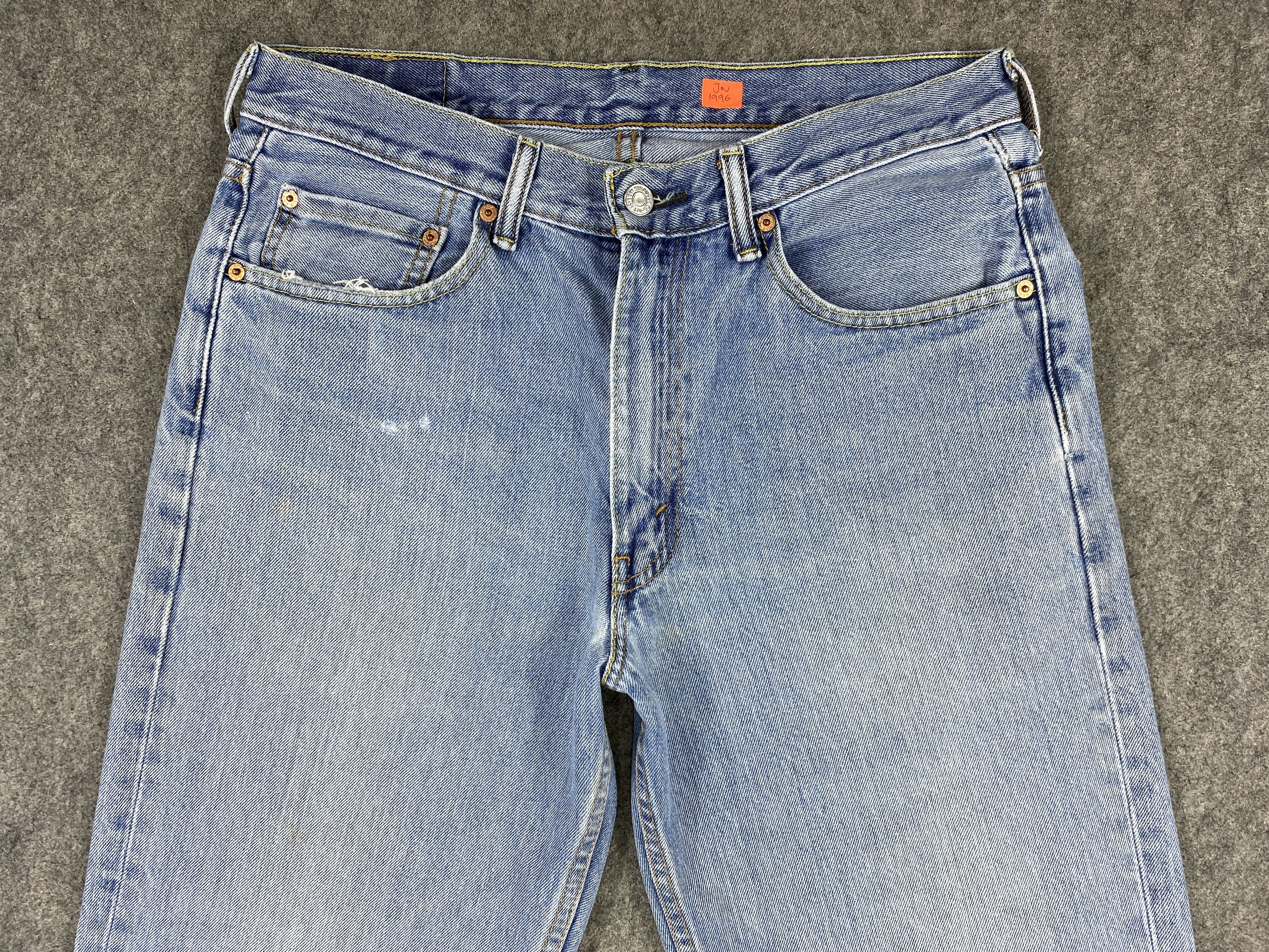Levi's Mid Blue Vintage Levi's 550 Jeans 34x32.5 Denim -JN1996 Size US 34 / EU 50 - 3 Thumbnail