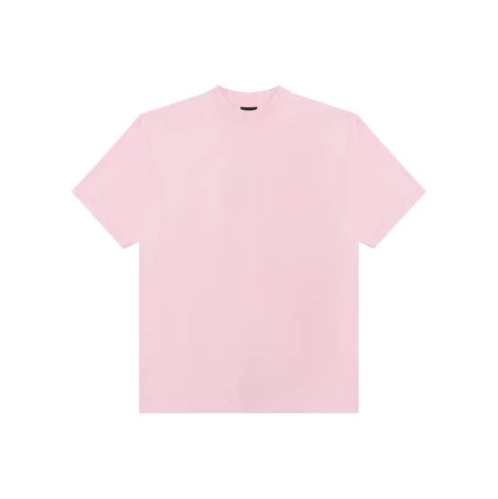 Balenciaga Pink Short Sleeve T-Shirt for All