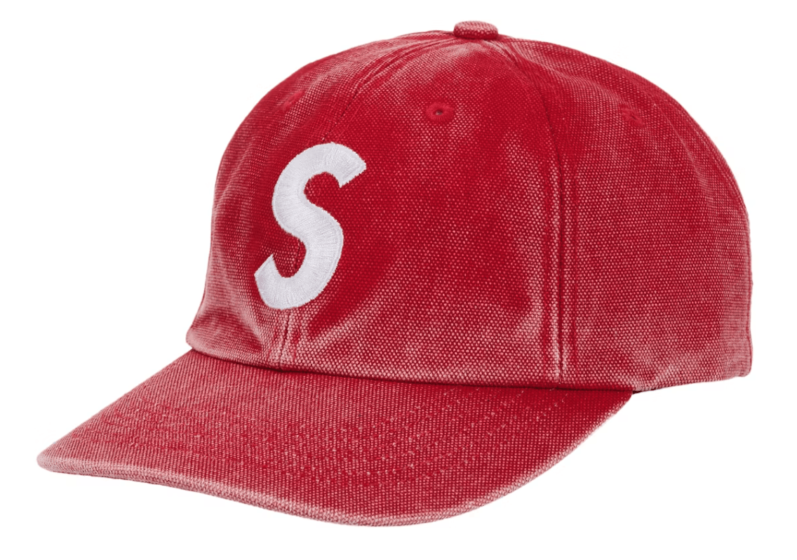 Supreme Supreme Pigment Coated S Logo 6-Panel Cap Red Sz Adjustable Size ONE SIZE - 1 Thumbnail
