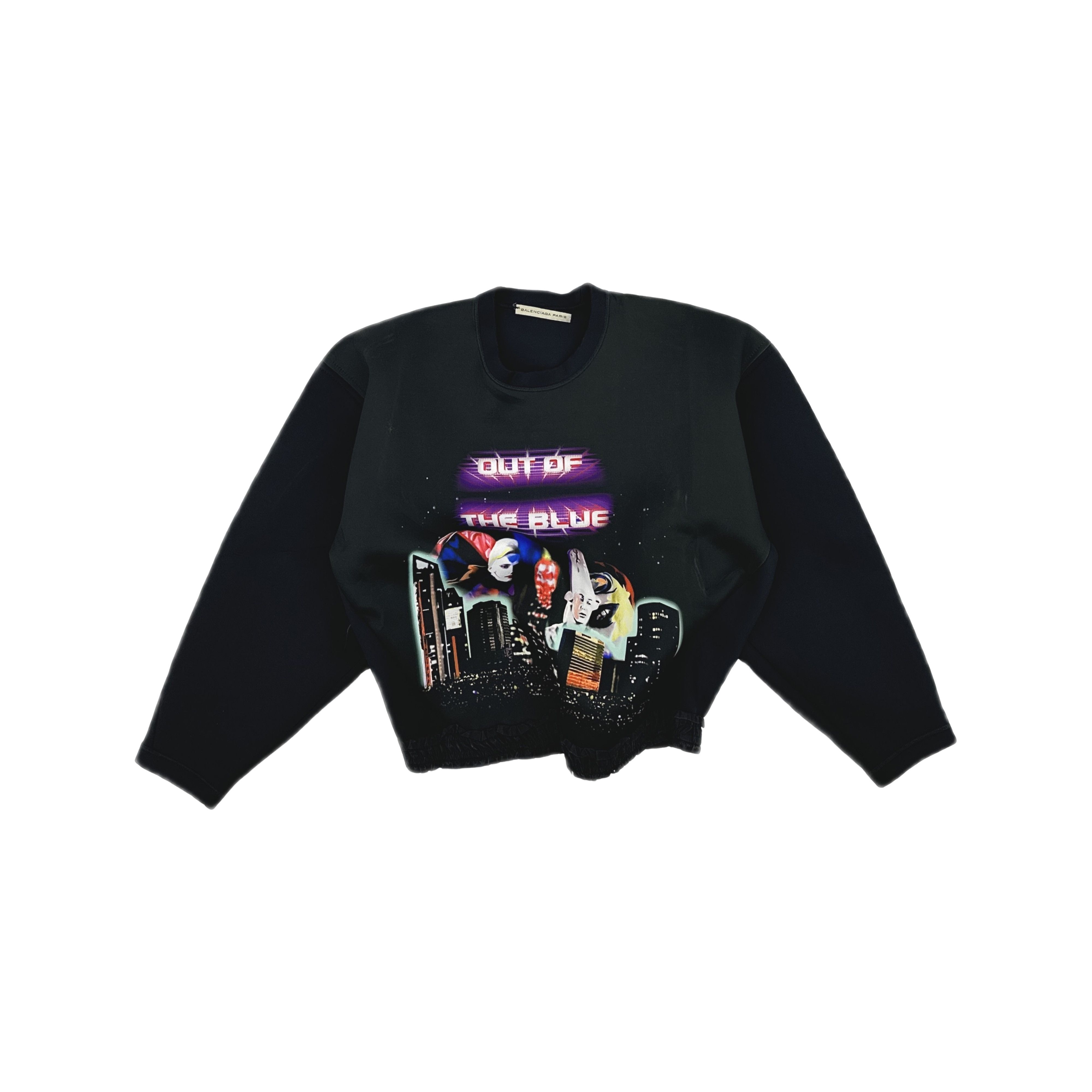 Balenciaga Balenciaga Out of the Blue Ruffle Sweatshirt FR 36 Size XS / US 0-2 / IT 36-38 - 1 Thumbnail
