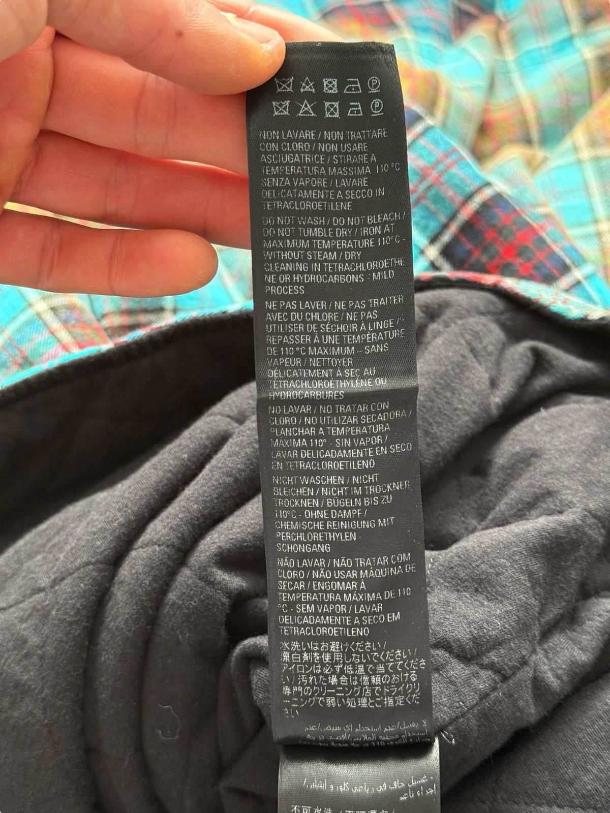 Balenciaga Bleach Oversized Hooded Flannel Blue Size US L / EU 52-54 / 3 - 9 Thumbnail