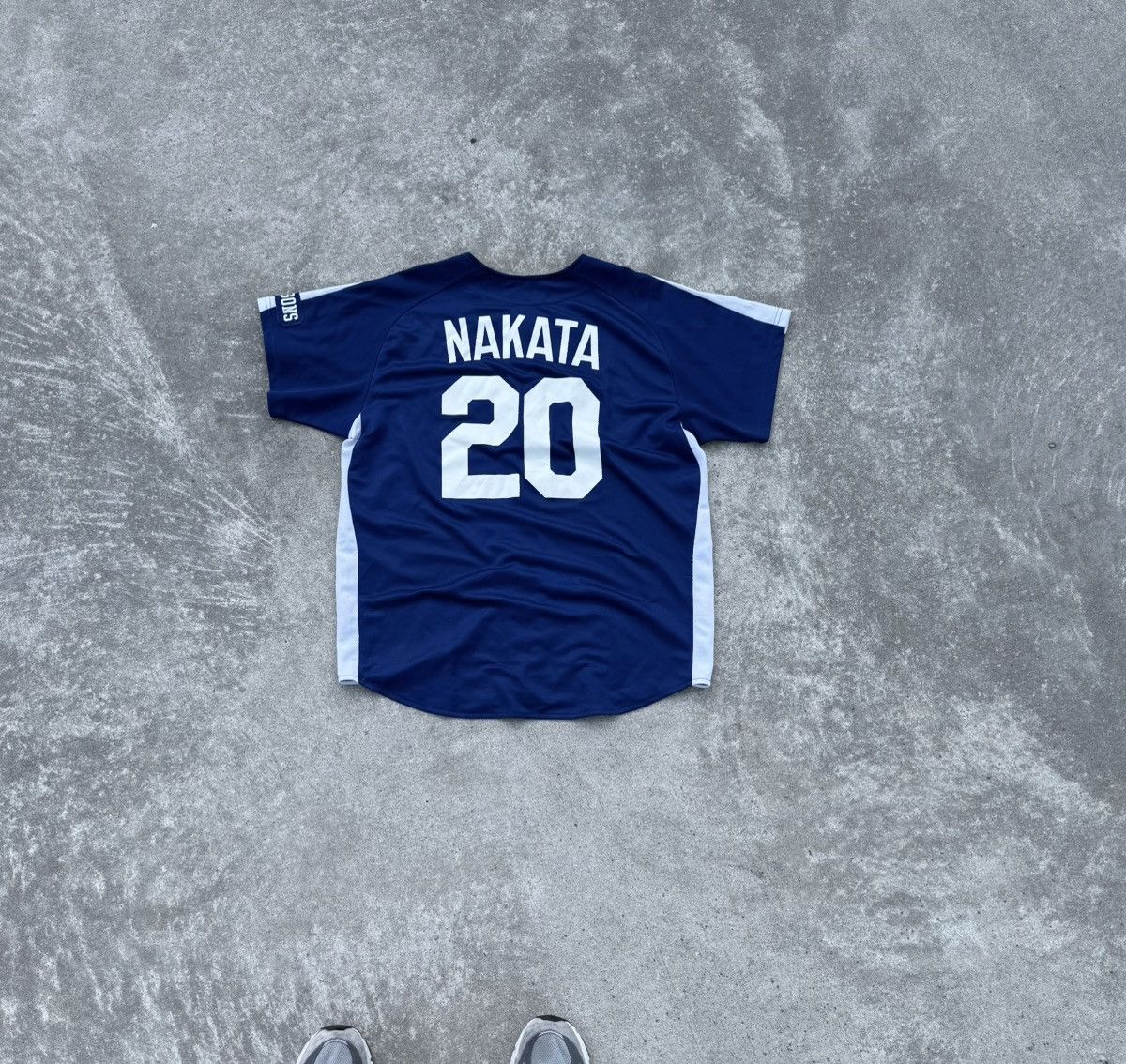 Other Vintage CHUNICHI Nakata 20 RARE Japan Jersey streetwear Size US L / EU 52-54 / 3 - 2 Thumbnail