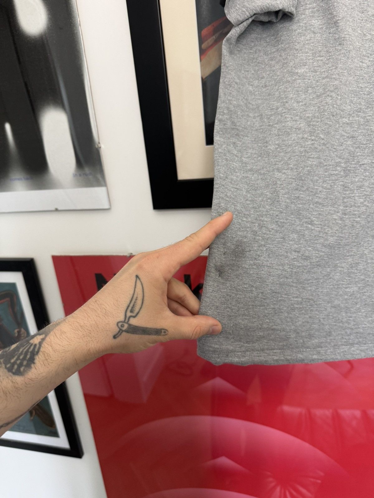 Hedi Slimane × Saint Laurent Paris Saint Laurent Paris Tee SLP Hedi Slimane Snake YSL Print Size US M / EU 48-50 / 2 - 6 Thumbnail