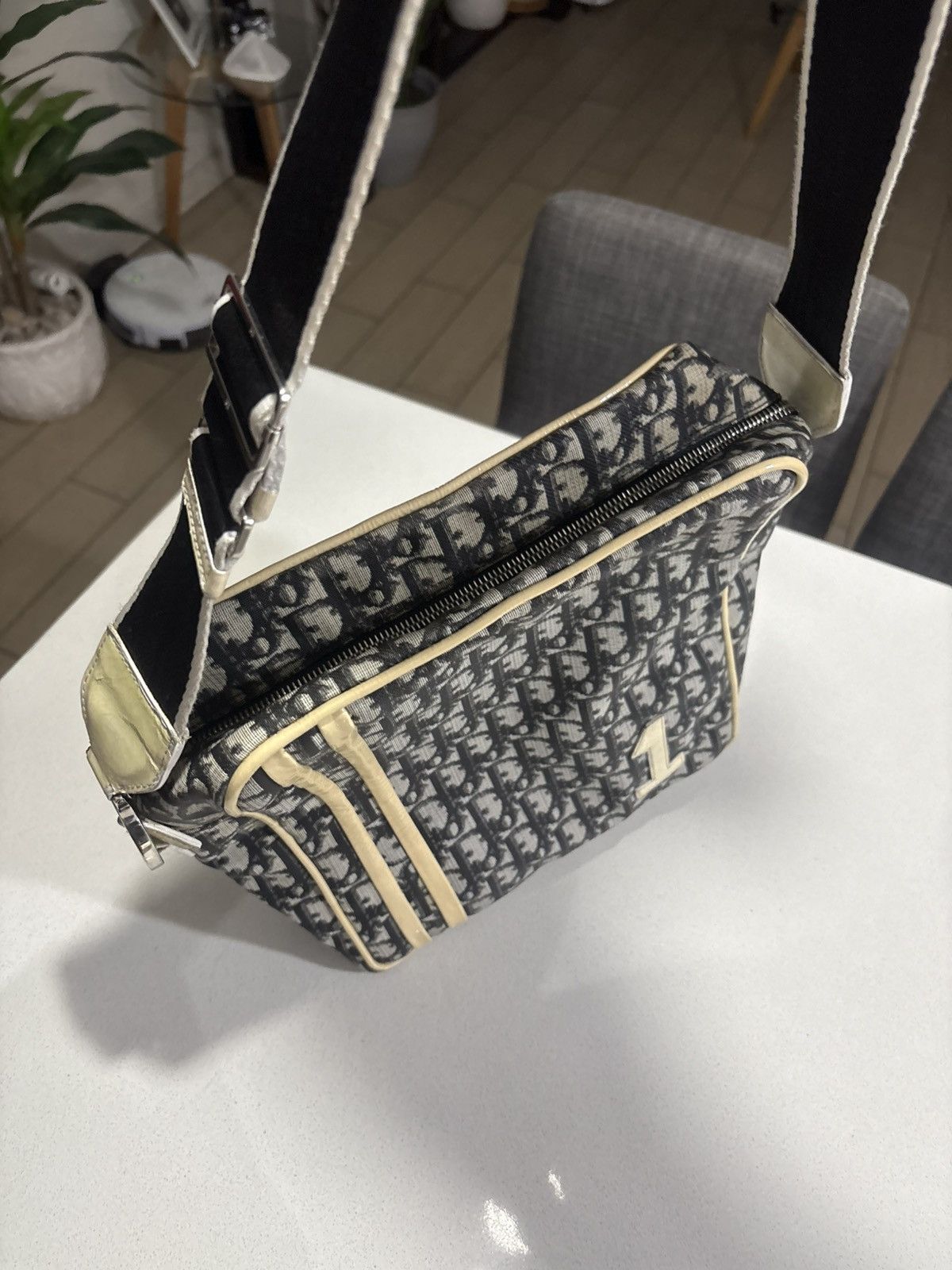 Dior Dior Vintage Dior Monogram Number Crossbody Bag Size ONE SIZE - 7 Thumbnail