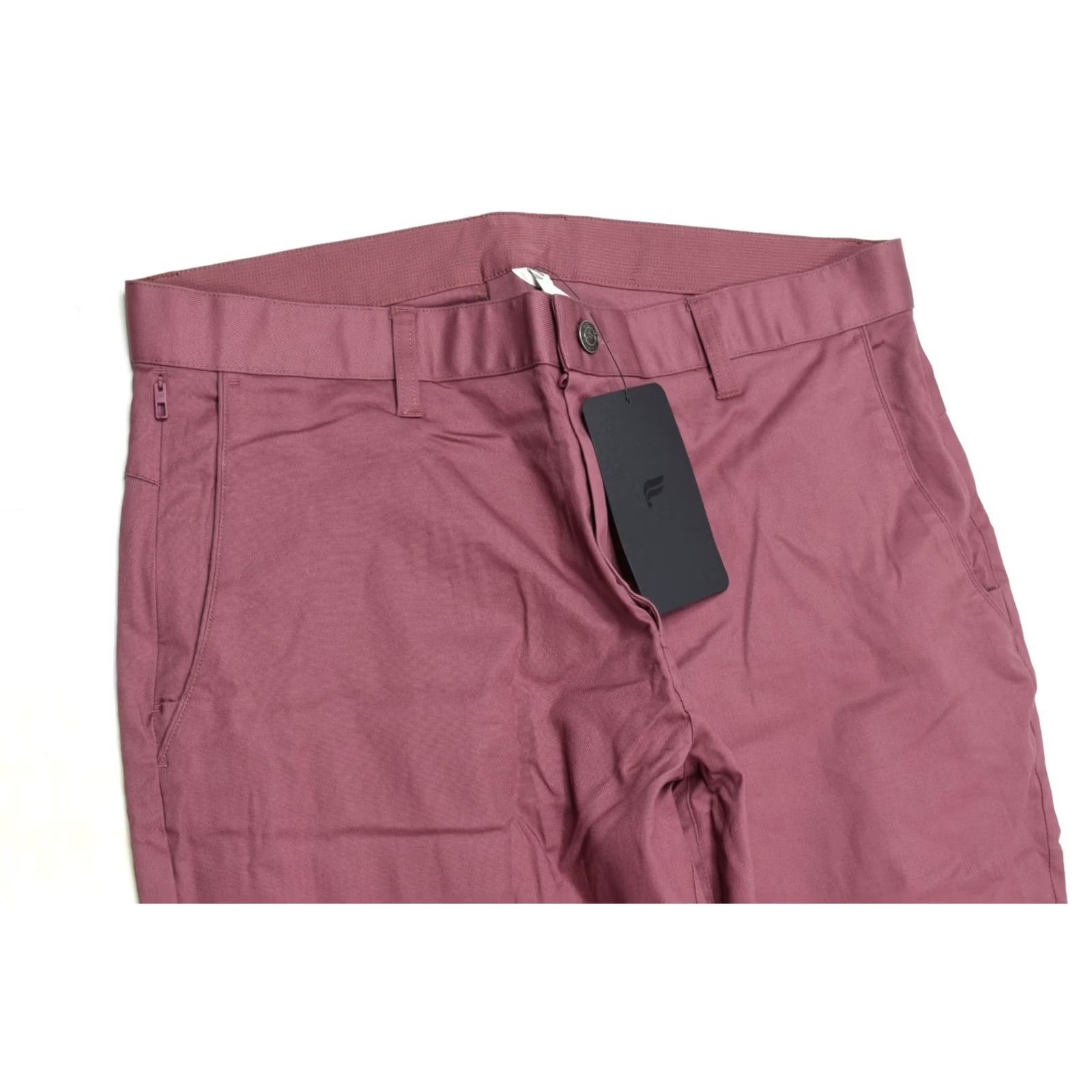 Fabletics Fabletics The High Side Chino Pants Mens 34x32 Maroon Modern Classic Fit Men's Chino Pants AS-QUICKLY Size US 34 / EU 50 - 3 Thumbnail