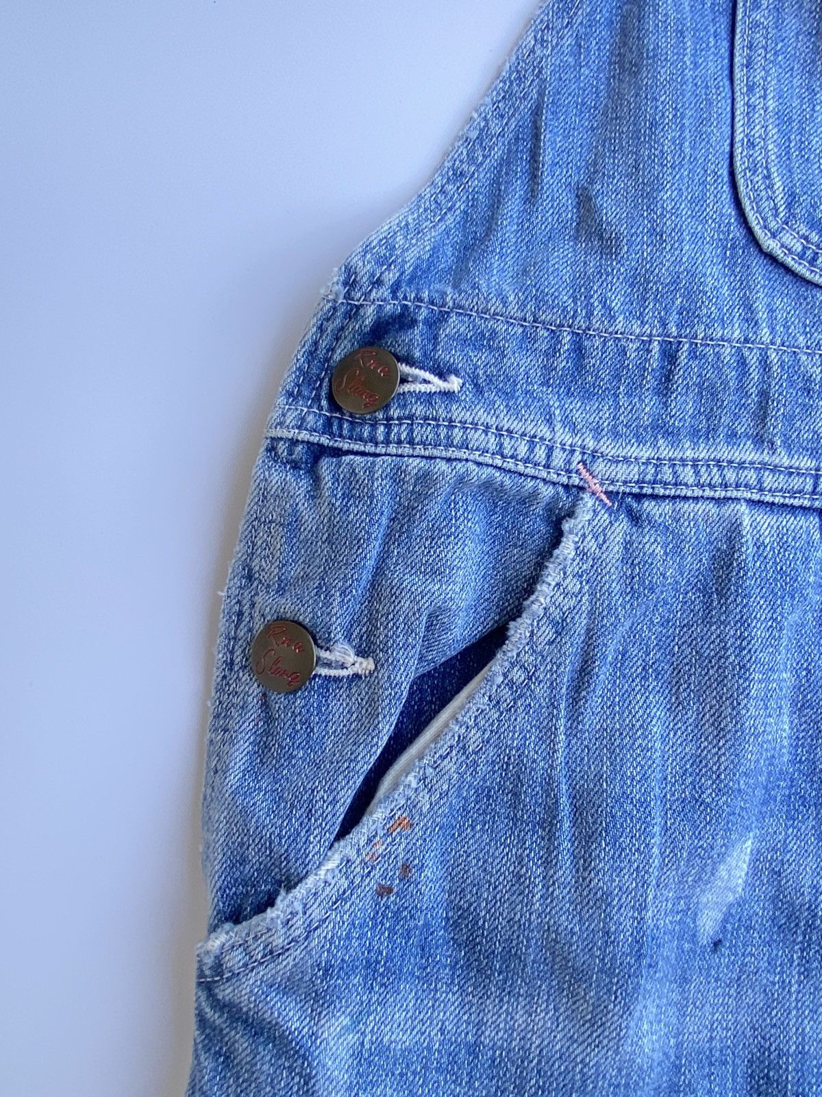 Other Vintage Blue Denim Carpenter Overalls With A Relaxed Size M Size US 27 - 9 Thumbnail