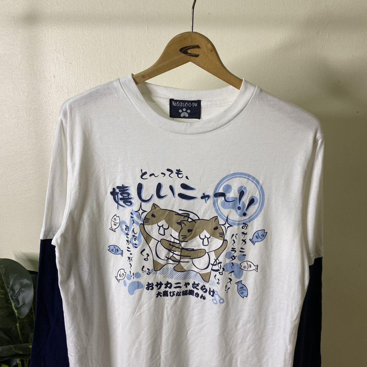 Vintage Y2K Necobuchi-San Japanese Manga Series Double Sleeves LS T Size US M / EU 48-50 / 2 - 2 Thumbnail
