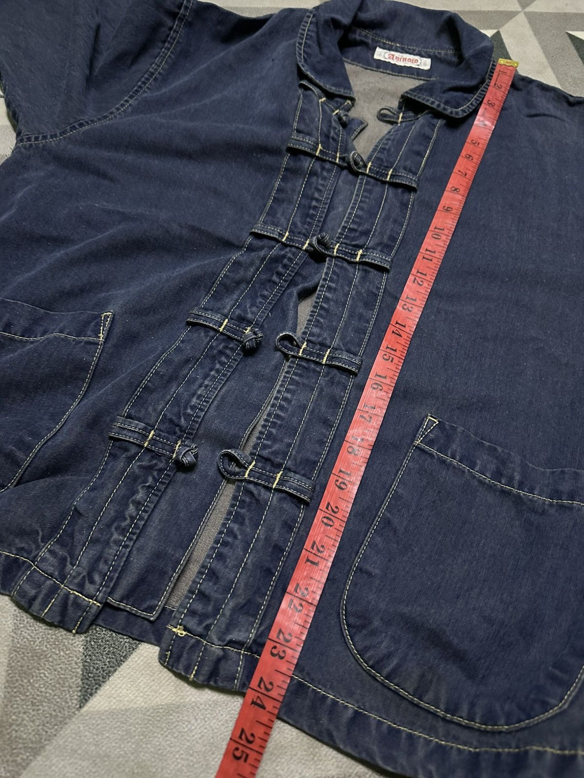 Japanese Brand Aninoto chore jacket with chinese frog buttons Size US M / EU 48-50 / 2 - 9 Thumbnail