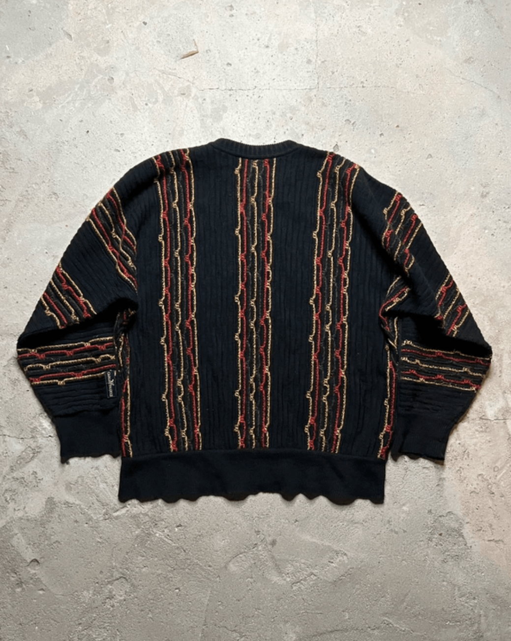 Carlo Colucci Vintage Carlo Colucci cable knit sweater Size US XL / EU 56 / 4 - 9 Thumbnail