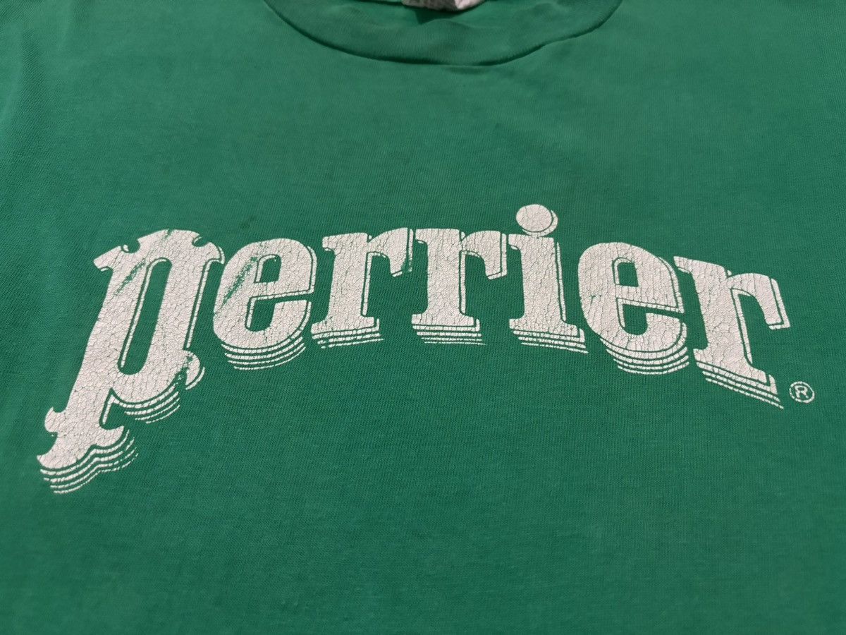 Coca Cola × Hanes × Pepsi Vintage 90s Perrier Mineral Water Tshirt Size US XL / EU 56 / 4 - 4 Thumbnail