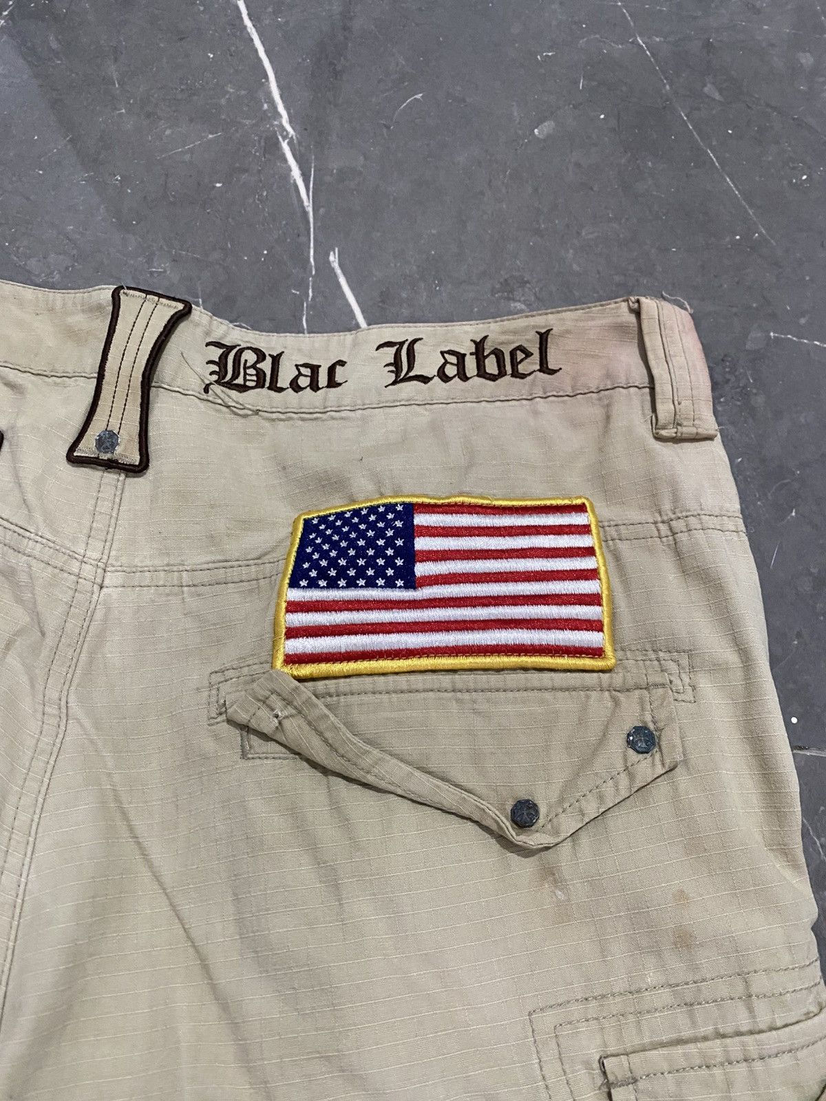 Japanese Blac Label Patch Jorts Cargo Ifsix Kmrii Goa styled