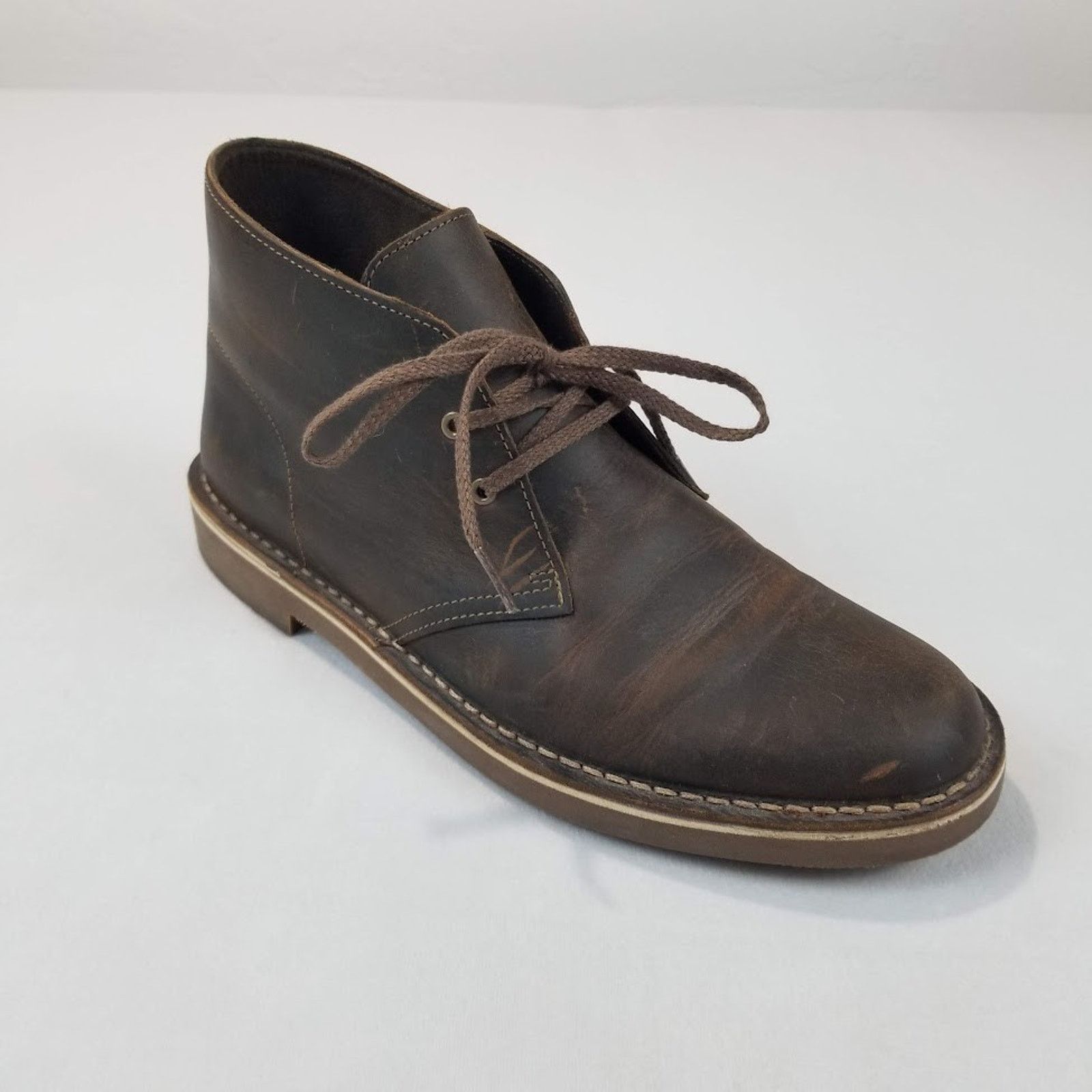 Clarks Clarks Bushacre 2 Mens 8.5 Brown Leather Chukka 