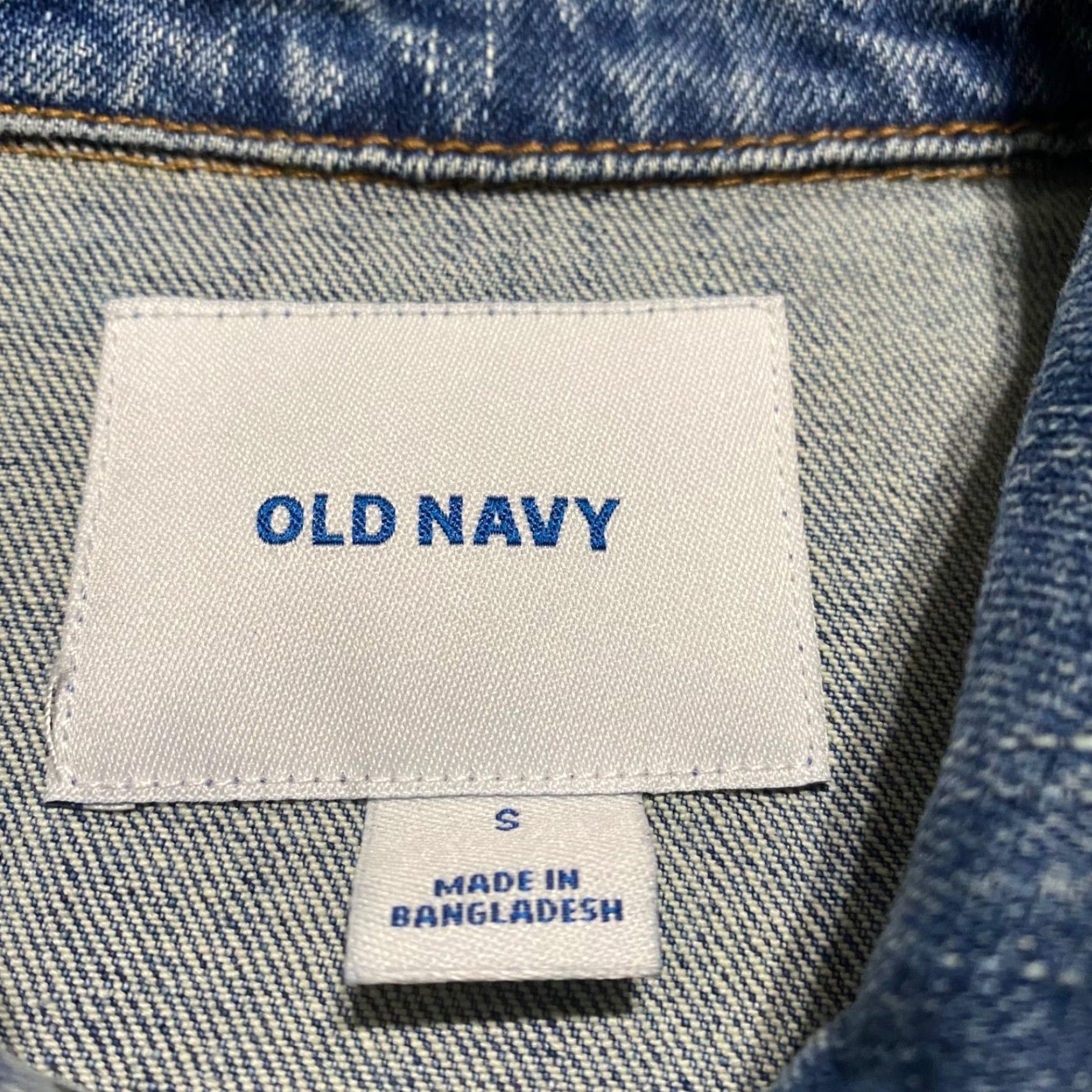 Old Navy Old Navy Womens Small Jean Jacket Blue Denim Button Up Long Sleeve Trucker Size S / US 4 / IT 40 - 3 Thumbnail