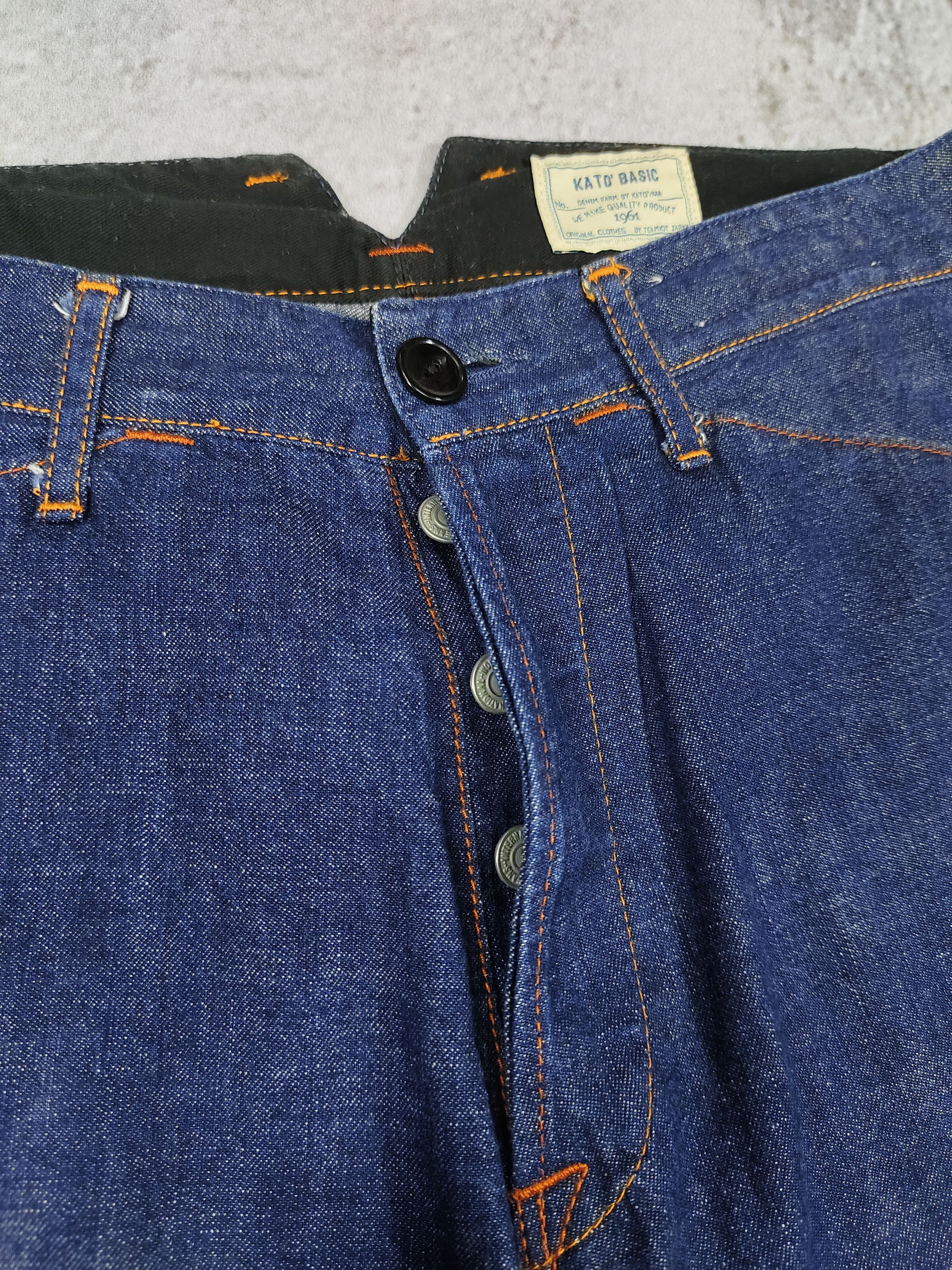 Hiroshi Kato 00s KATO’ BASIC- Asymmetric Pocket Engineered Denim Shorts Size US 29 - 8 Thumbnail