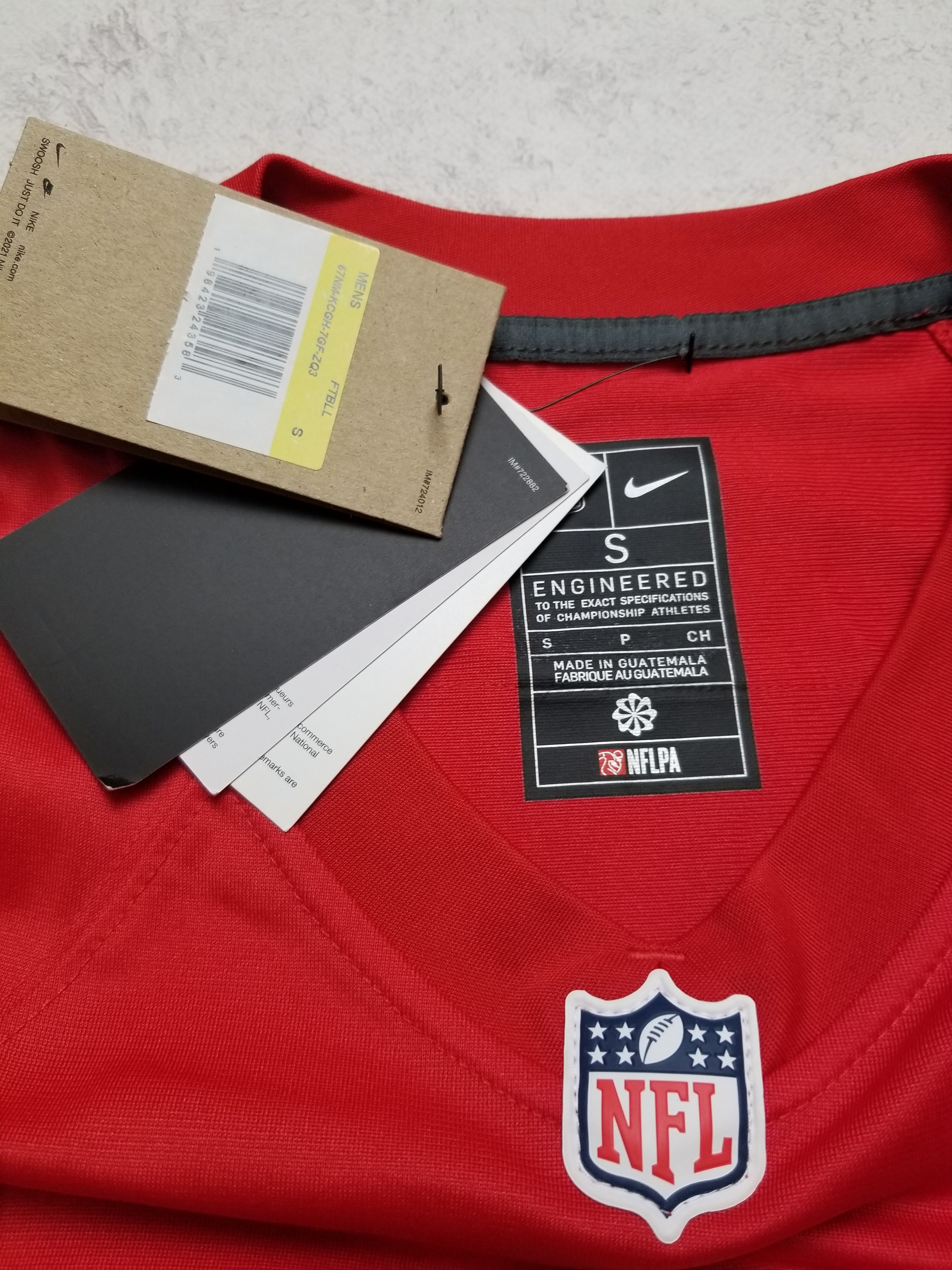 Nike Nike Xavier Worthy#1 Kansas City Chiefs On Field Red Jersey Size US S / EU 44-46 / 1 - 15 Thumbnail