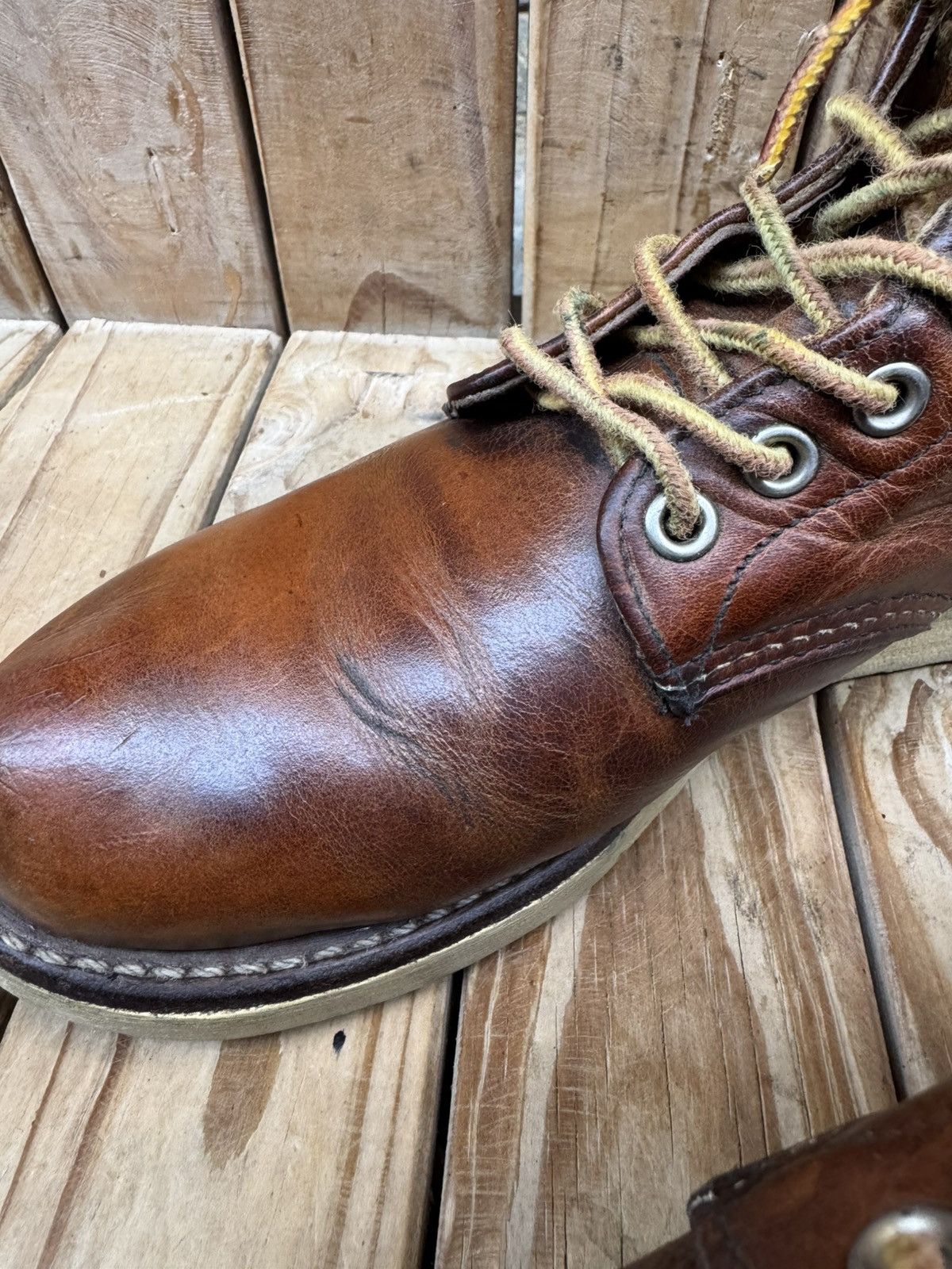 Red Wing Red Wing 9111 Chukka Brown leather boots EUR 39 UK 6 US 7 D Size US 7 / EU 40 - 17 Thumbnail