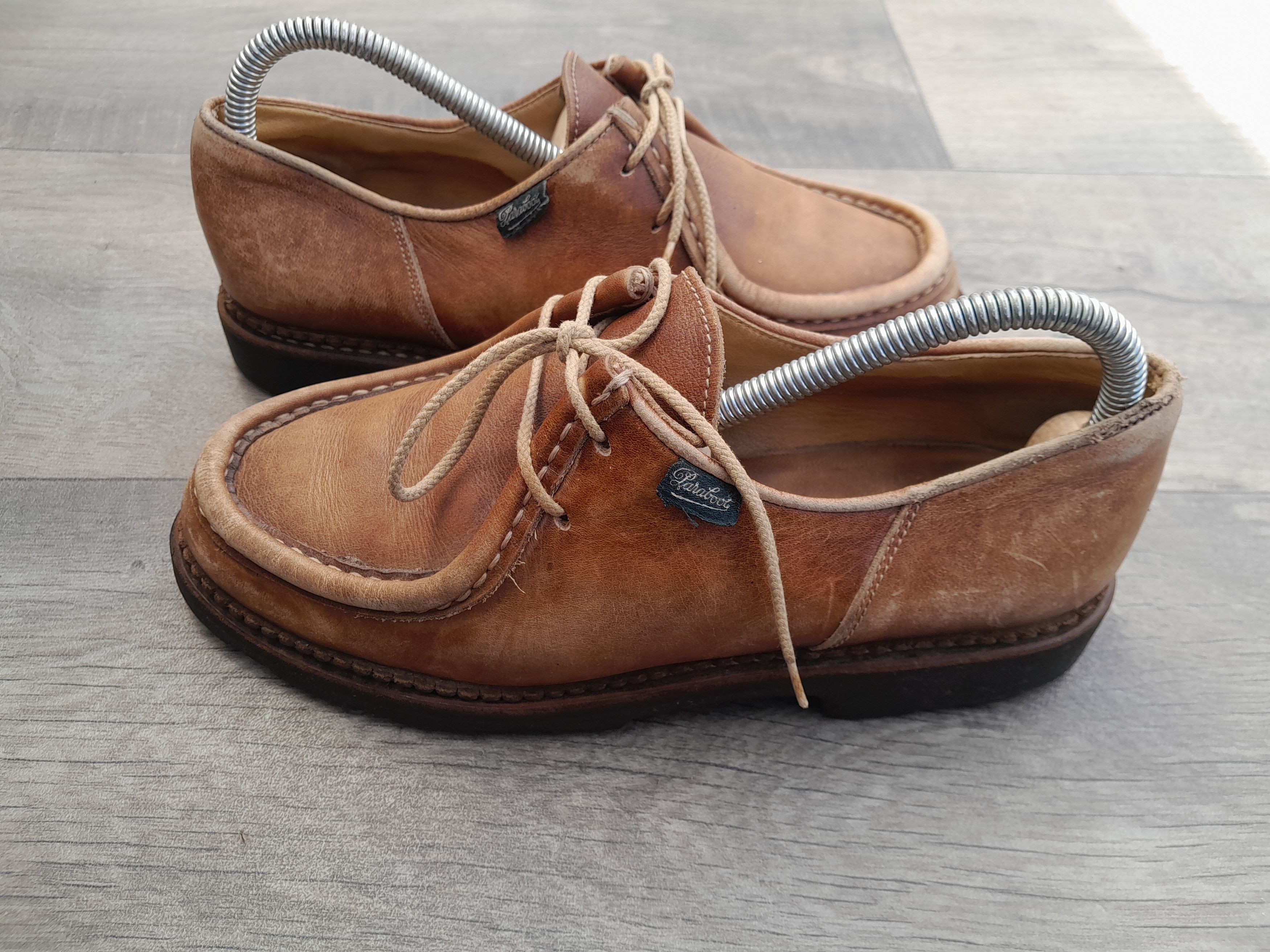 Paraboot Michael Derby shoes in brown leather. Size US 5 / EU 37 - 5 Thumbnail