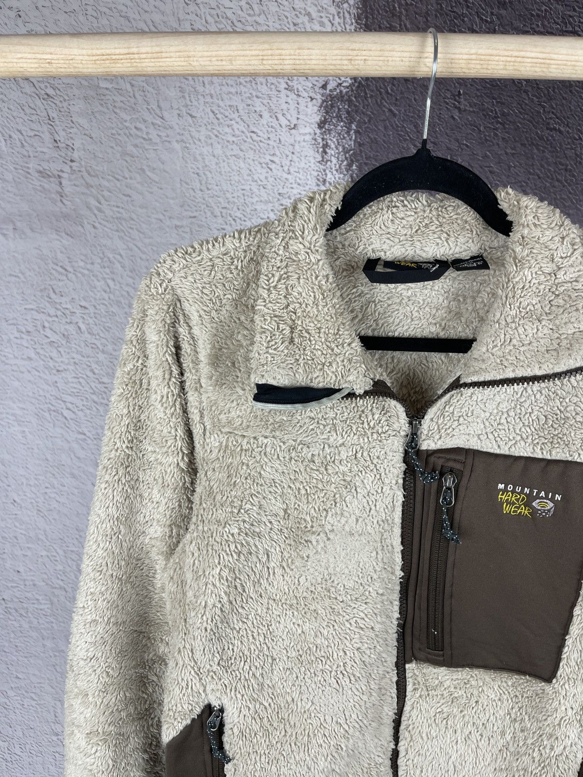 Mountain Hardwear Vintage Mountain Hardwear Fuzzy Shag Fleece Jacket Brown Size M / US 6-8 / IT 42-44 - 3 Thumbnail