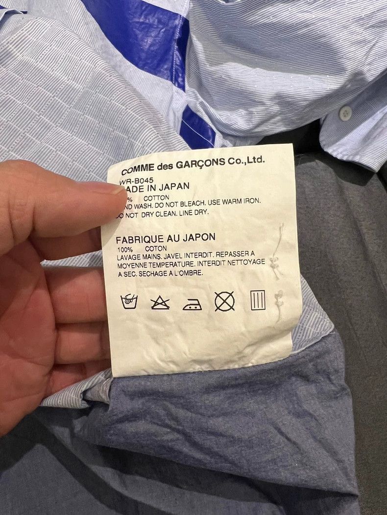 Other I.T JUNYA Watanabe Blue Print Long Sleeve Shirt Size US XS / EU 42 / 0 - 5 Thumbnail