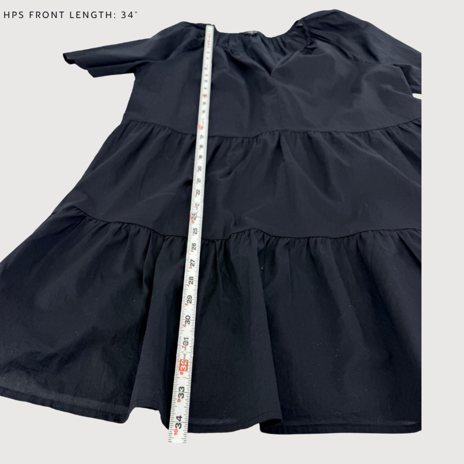Rails Rails Clarissa Tiered Mini Dress Cotton Black S Size S / US 4 / IT 40 - 6 Thumbnail