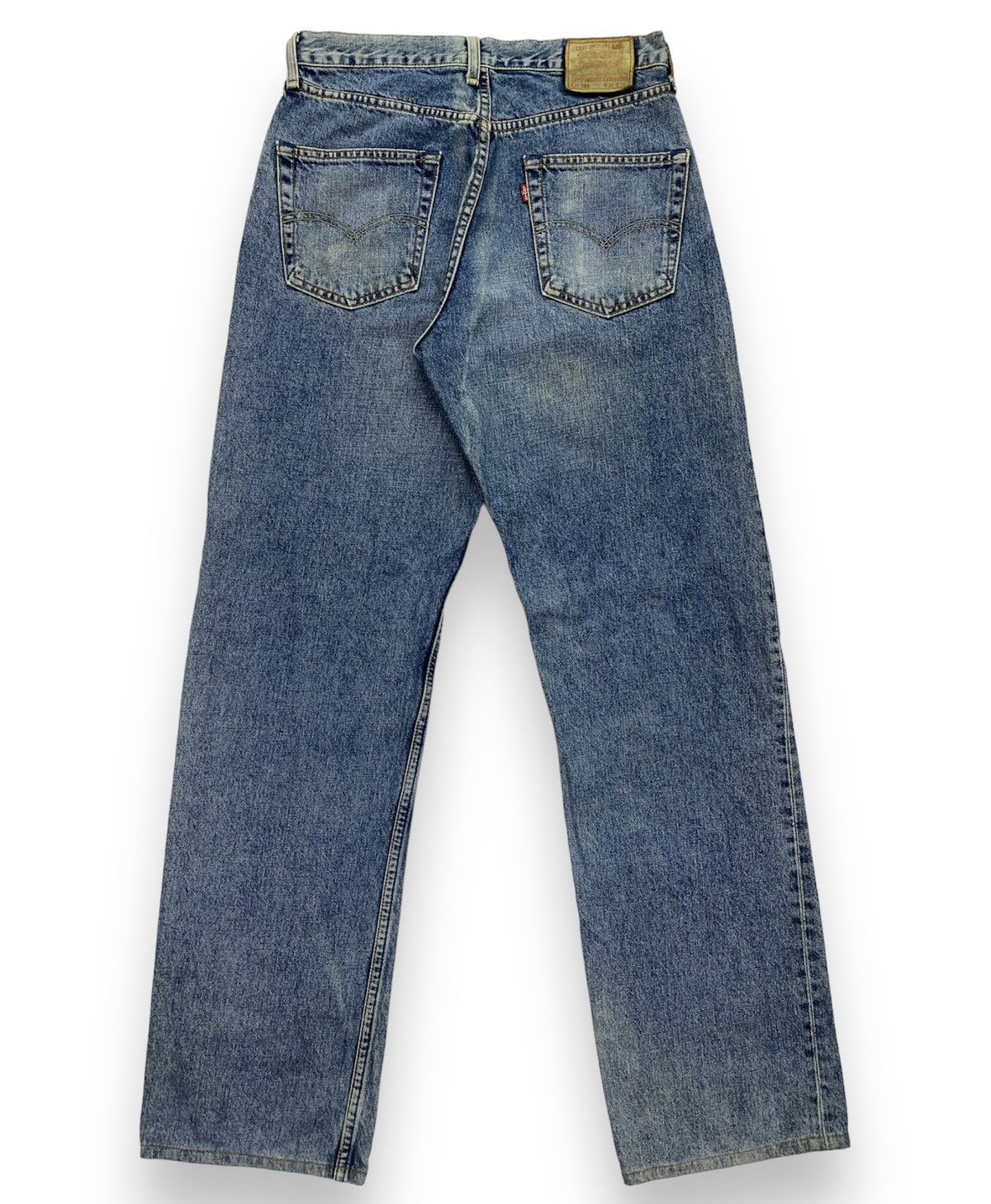 Levis 504 Dirty Distressed Jeans