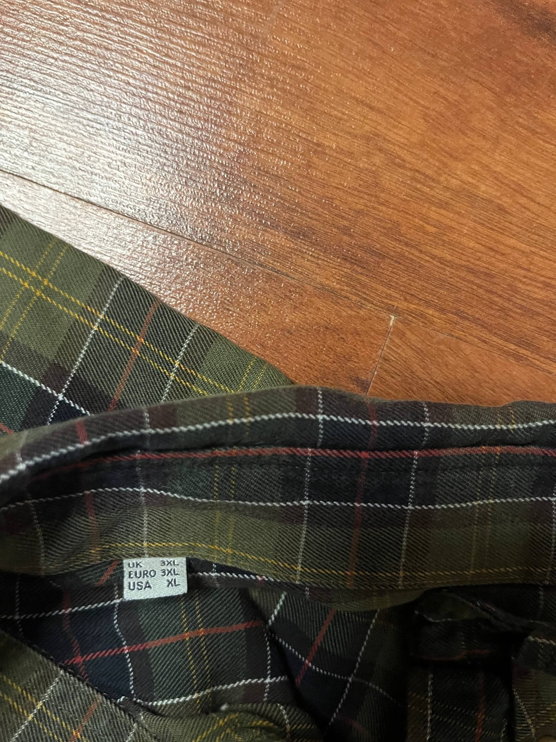 Barbour VTG Barbour Tartan Classic Button Down Casual Baggy Shirt Size US XXL / EU 58 / 5 - 6 Thumbnail