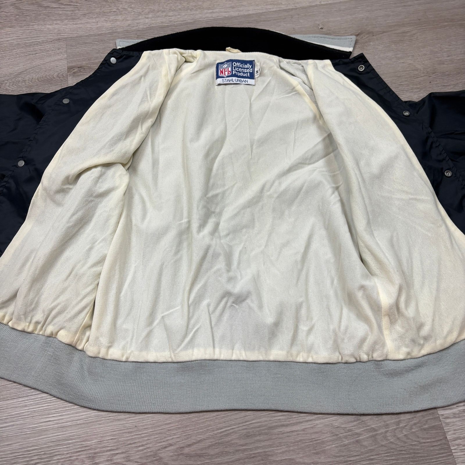 NFL × Vintage VTG 80s Stahl Urban NFL Los Angeles Raiders Jacket Men's M Size US M / EU 48-50 / 2 - 9 Thumbnail