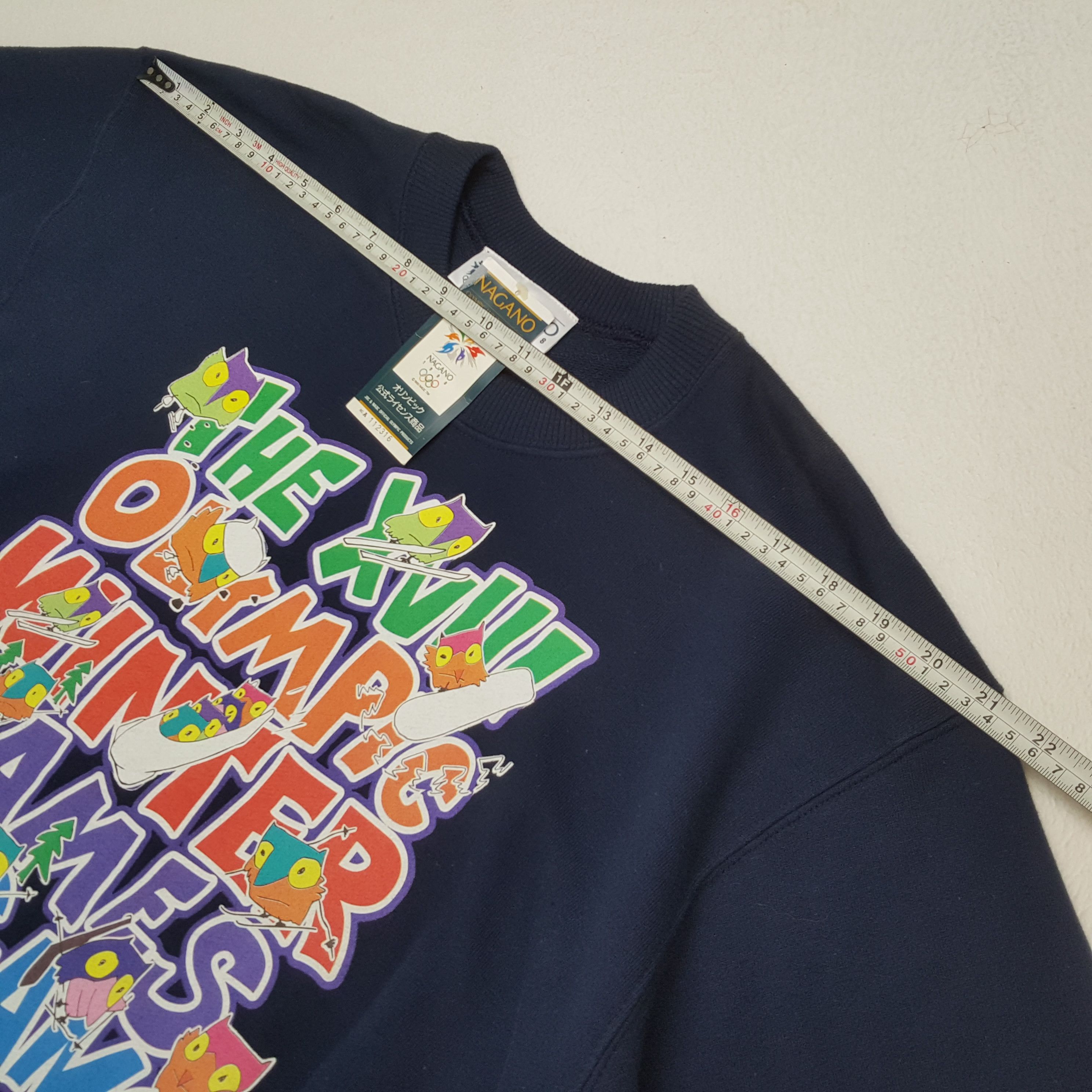 USA Olympics × Vintage Vintage OLYMPICS MAGANO 1998 Sportswear Promo Sweatshirts Size US M / EU 48-50 / 2 - 4 Thumbnail