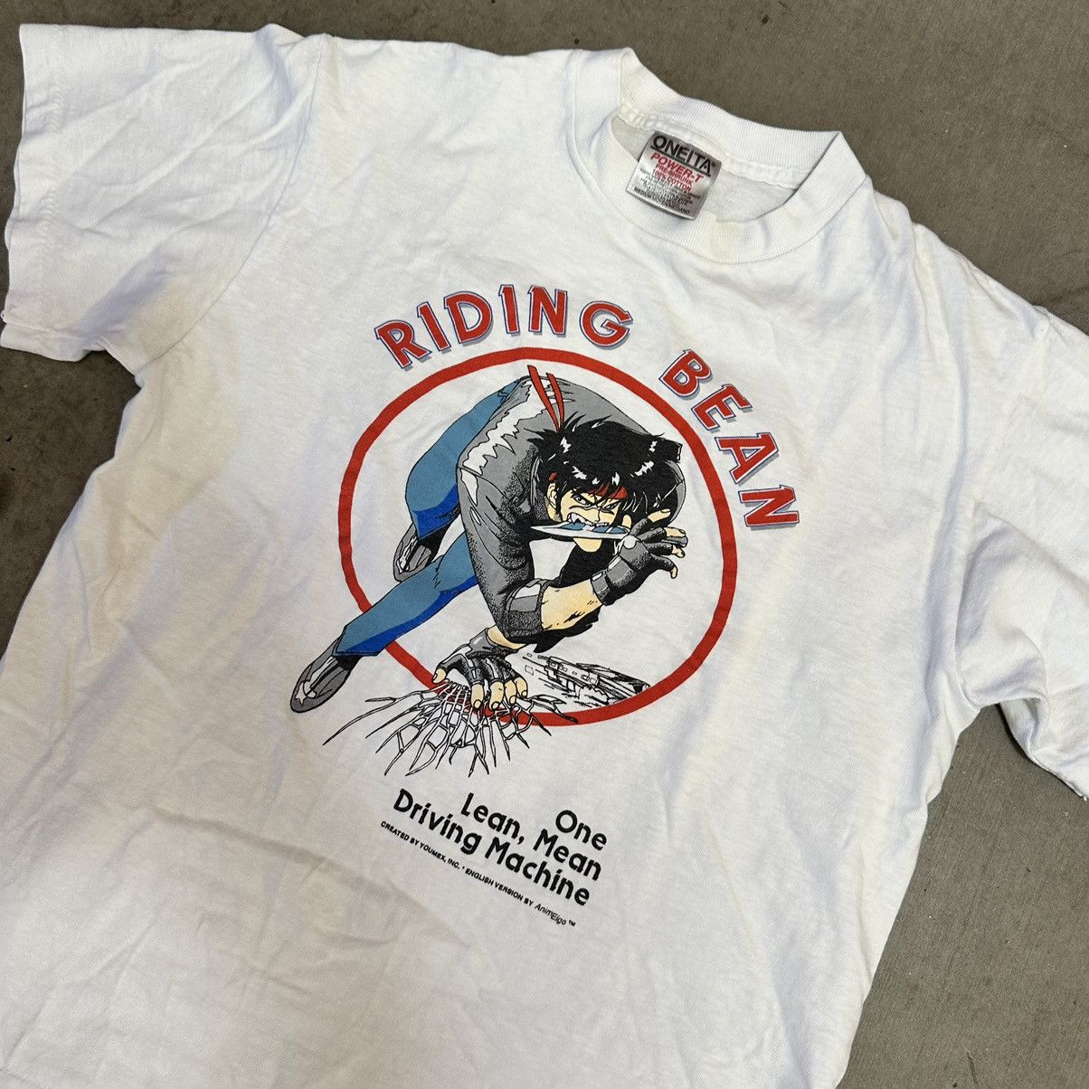 Vintage Rare Vintage Riding Bean T-Shirt Japanese Anime Size S Size US S / EU 44-46 / 1 - 2 Thumbnail