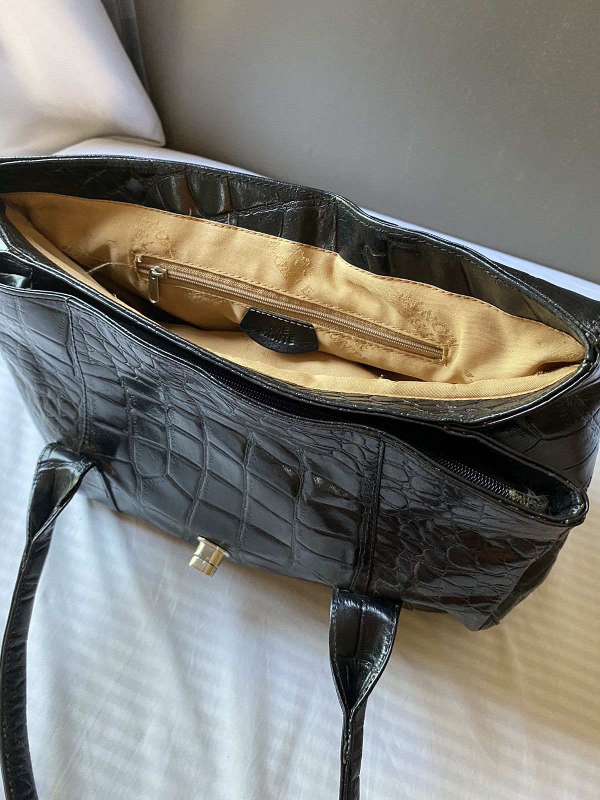 Designer × Vintage The monte Black handbag Size ONE SIZE - 17 Thumbnail