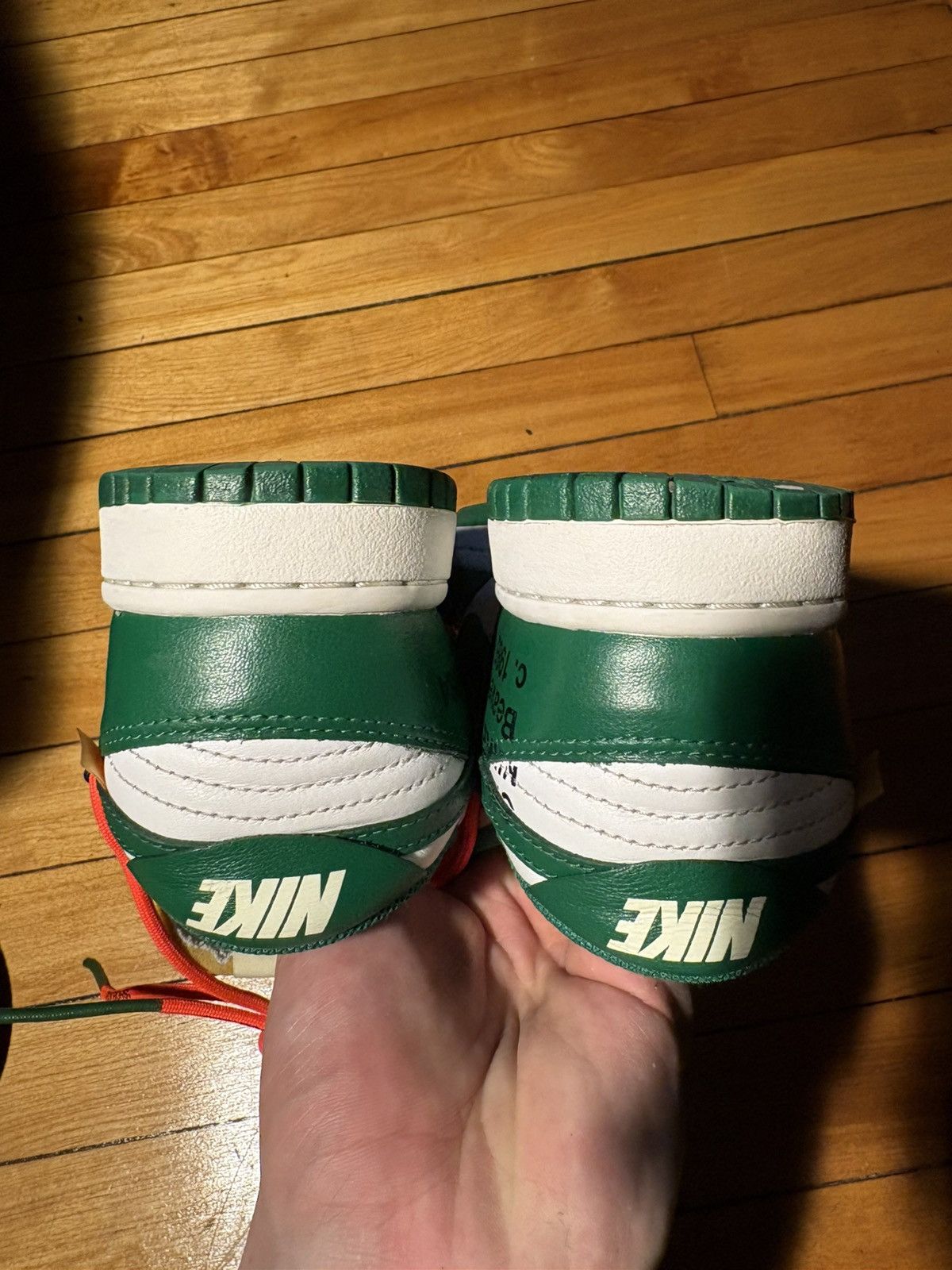 Nike × Off-White Off White Dunk Low “Pine Green” Size US 7 / EU 40 - 12 Thumbnail
