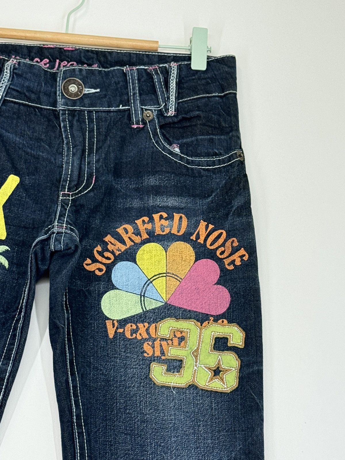 Designer × Japanese Brand × Vintage VTG VENCE DAICOCK PRINTED PATCHES DENIM Size US 30 / EU 46 - 5 Thumbnail